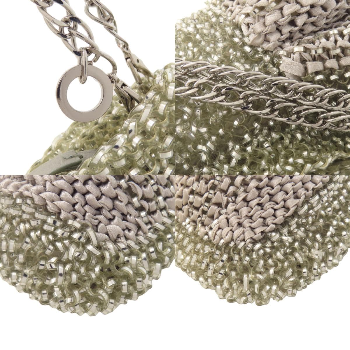 Anteprima wire bag ribbon handbag PVC ladies [used] [ANTEPRIMA] 9