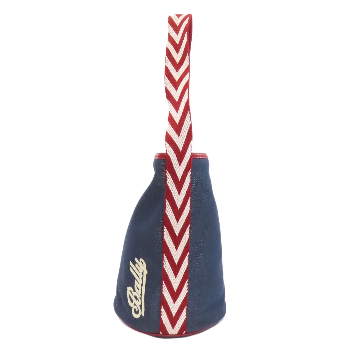 BALLY Logo Shoulder Bag Denim for Women [Used] 3