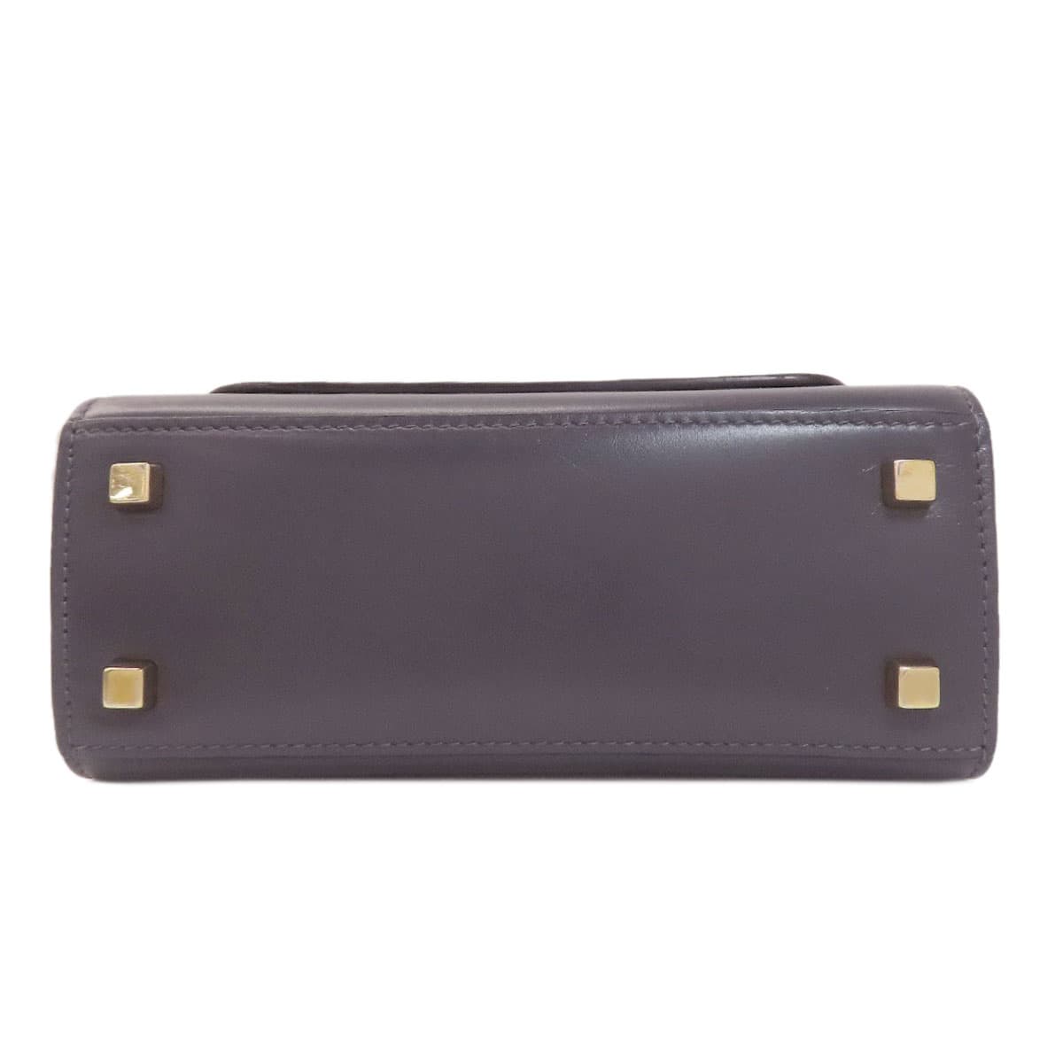 Valextra Mini Passport Tote 2WAY Handbag Leather Ladies [Used] [Valextra] 4