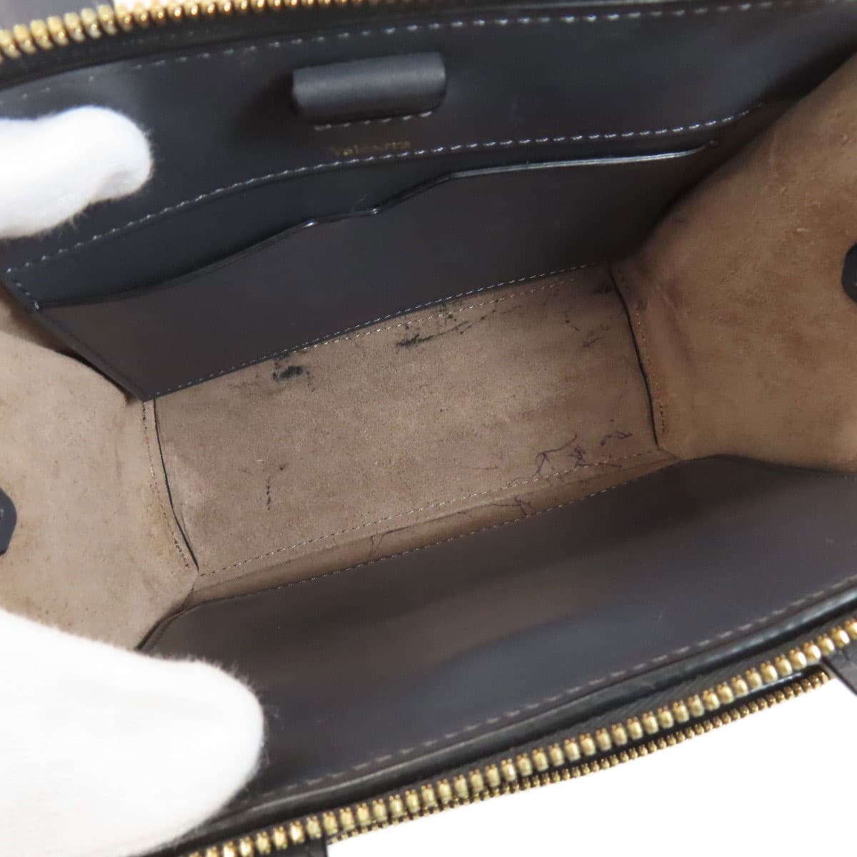 Valextra Mini Passport Tote 2WAY Handbag Leather Ladies [Used] [Valextra] 5