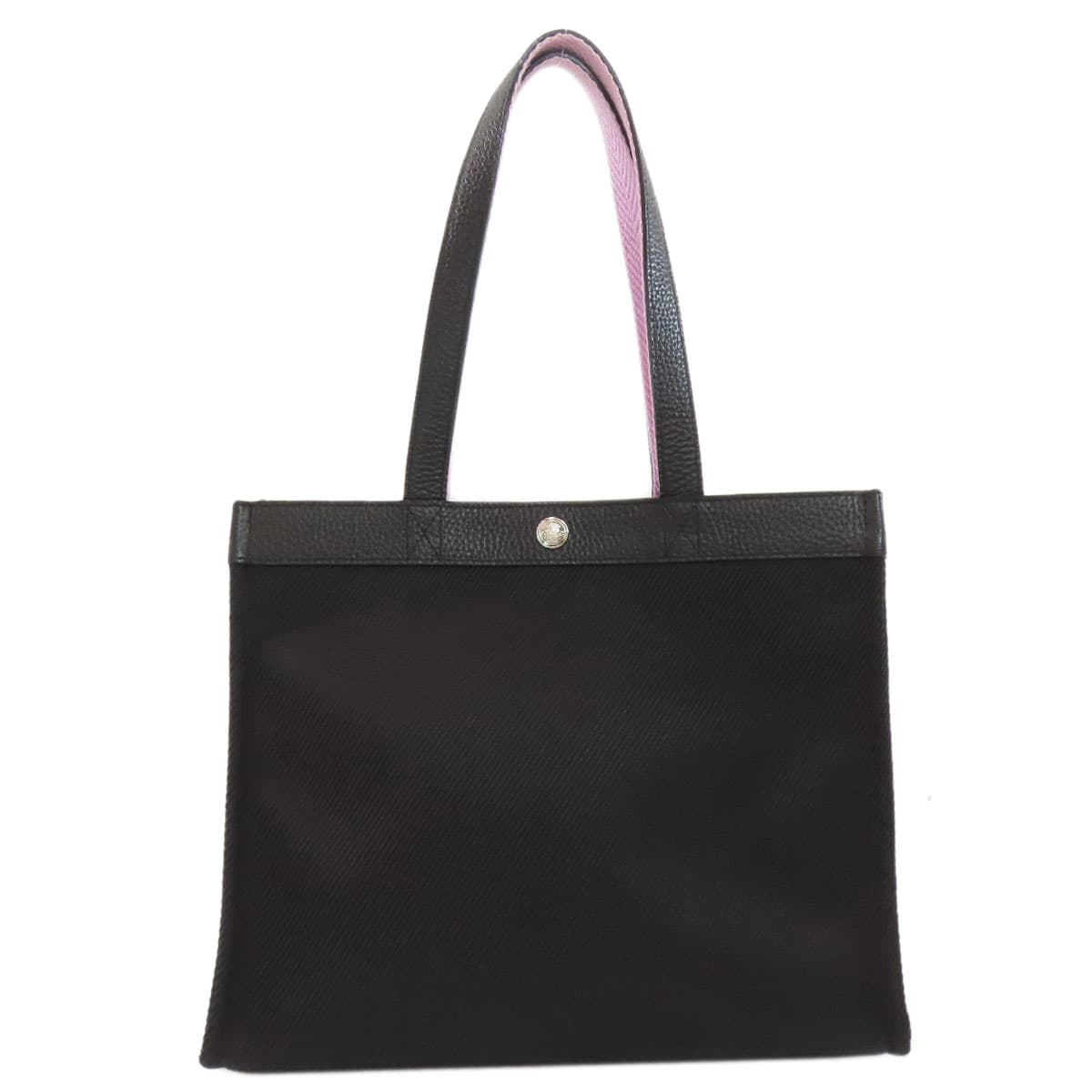 ADMJ Square Tote Handbag Nylon Canvas/Leather Ladies [Used] [ADMJ] 2