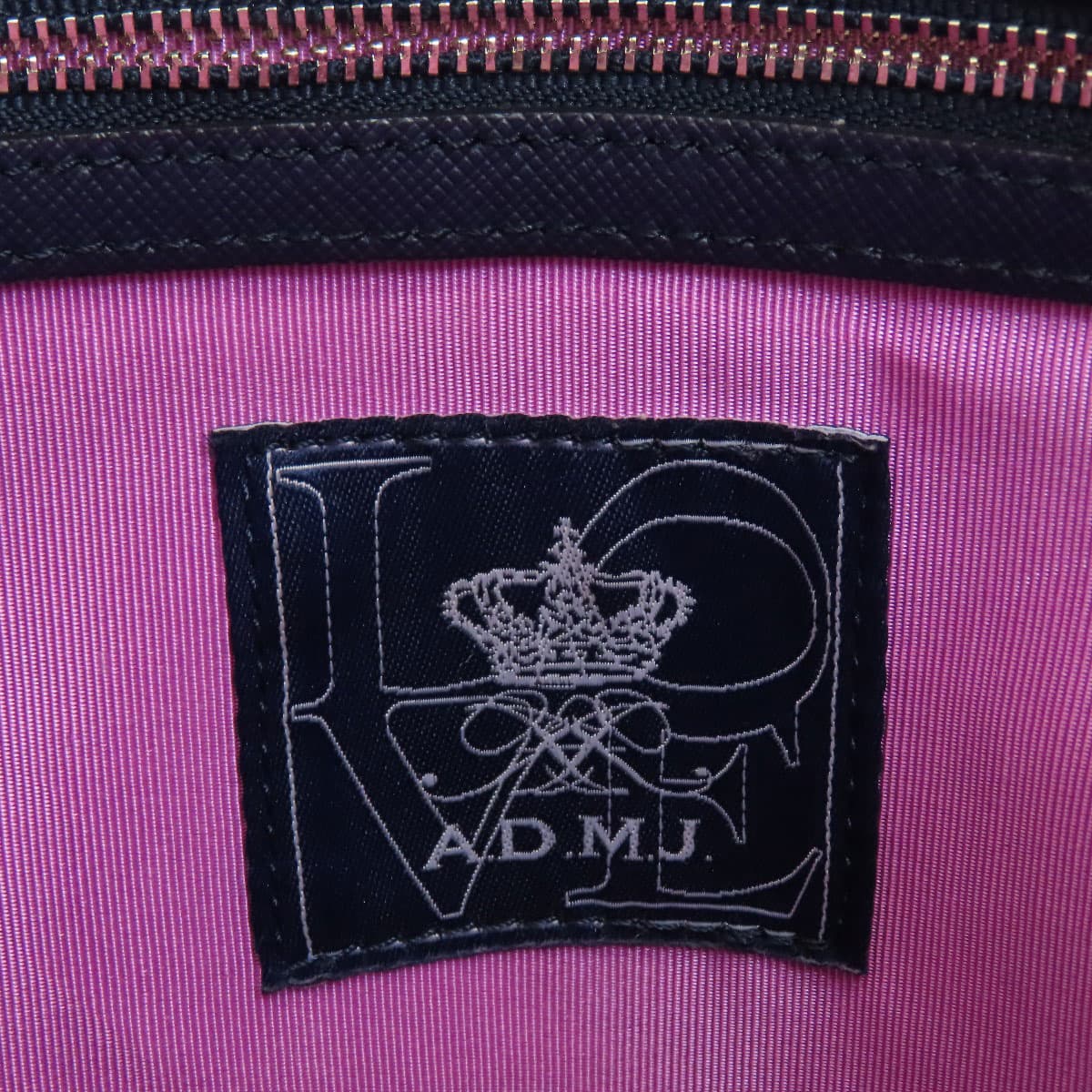 ADMJ Square Tote Handbag Nylon Canvas/Leather Ladies [Used] [ADMJ] 6