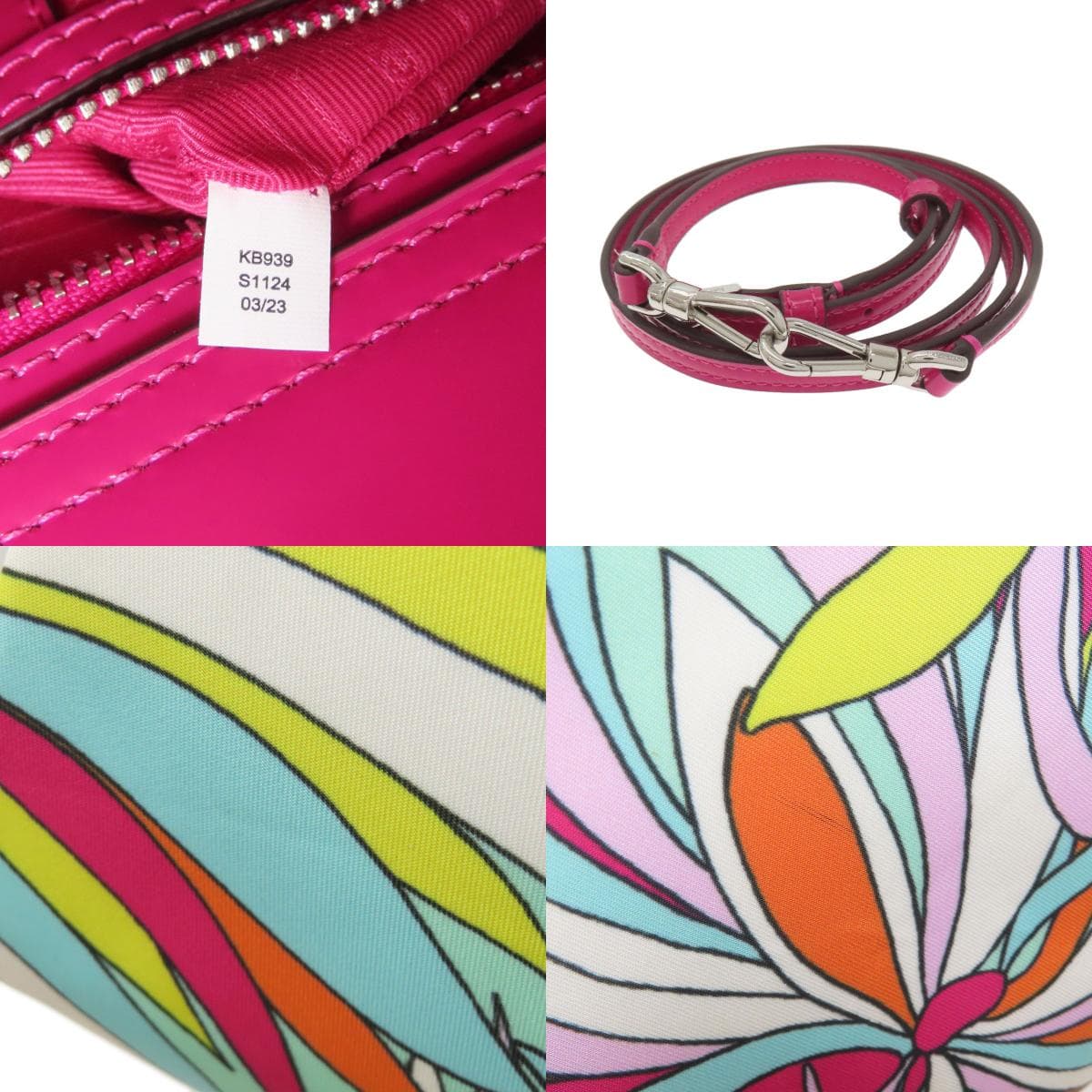 Kate Spade Flower 2WAY Handbag Nylon Material Ladies [Used] [kate spade] 8