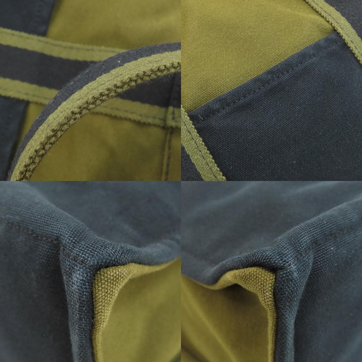 Hermès Sac Foulot MM Handbag Canvas Ladies [Used] [HERMES] 9