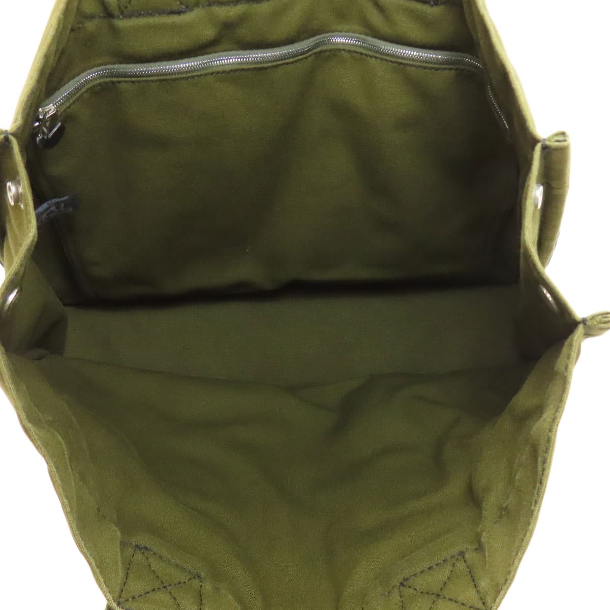 Hermès Sac Foulot MM Handbag Canvas Ladies [Used] [HERMES] 5