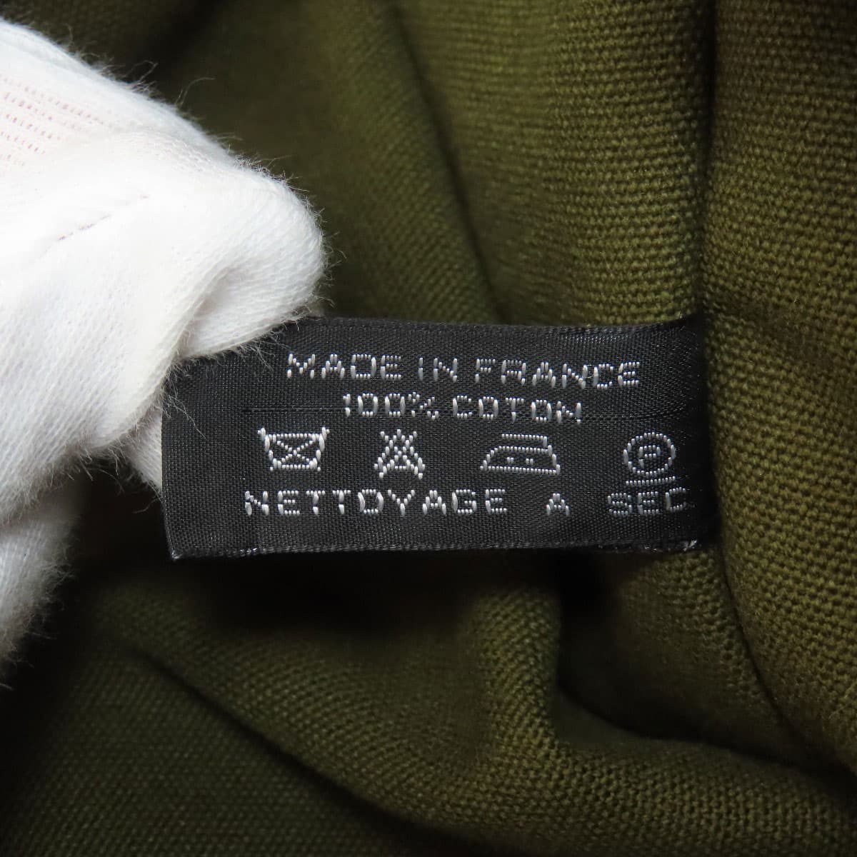 Hermès Sac Foulot MM Handbag Canvas Ladies [Used] [HERMES] 7