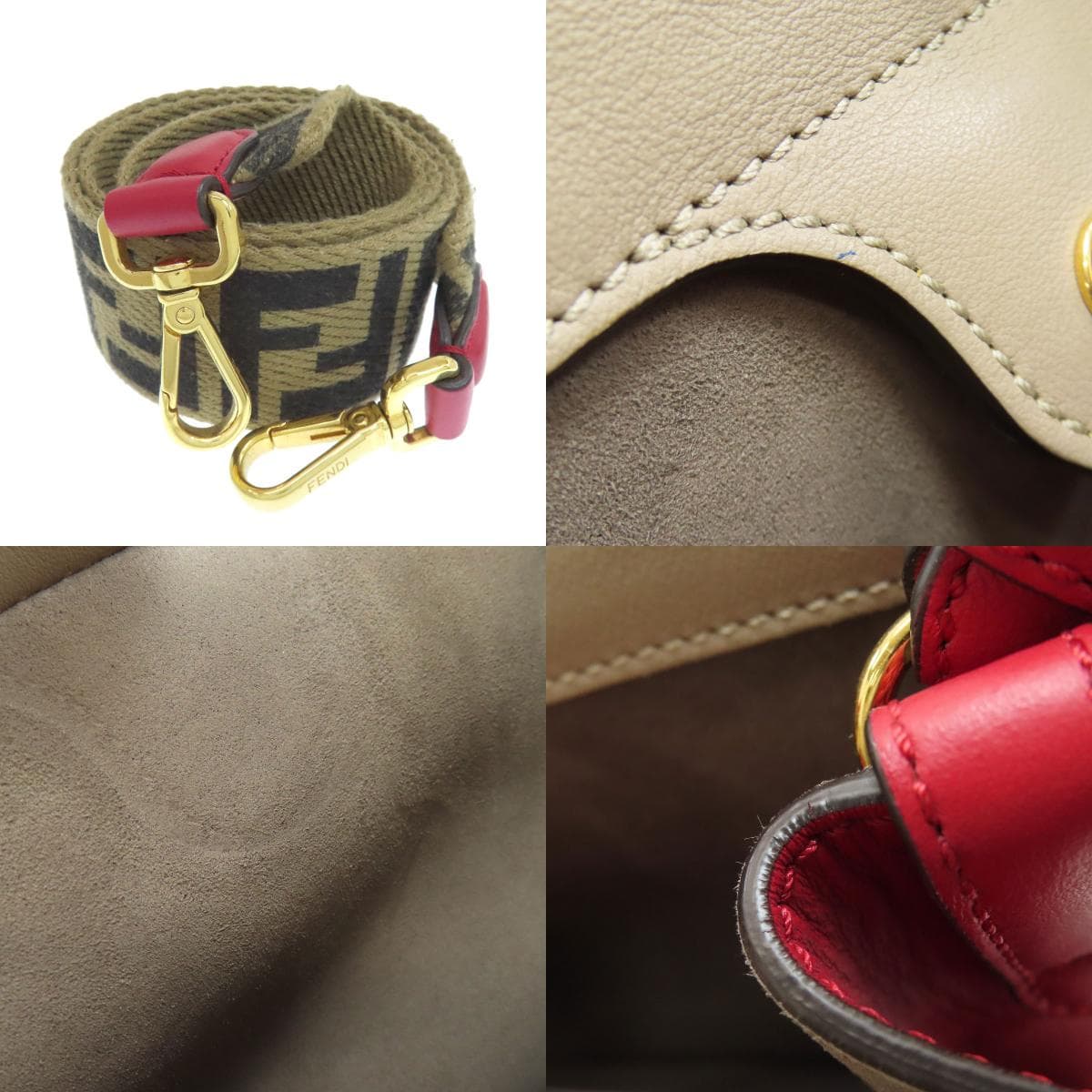 Fendi Flip 2WAY Handbag Calf Women's [Used] [FENDI] 7