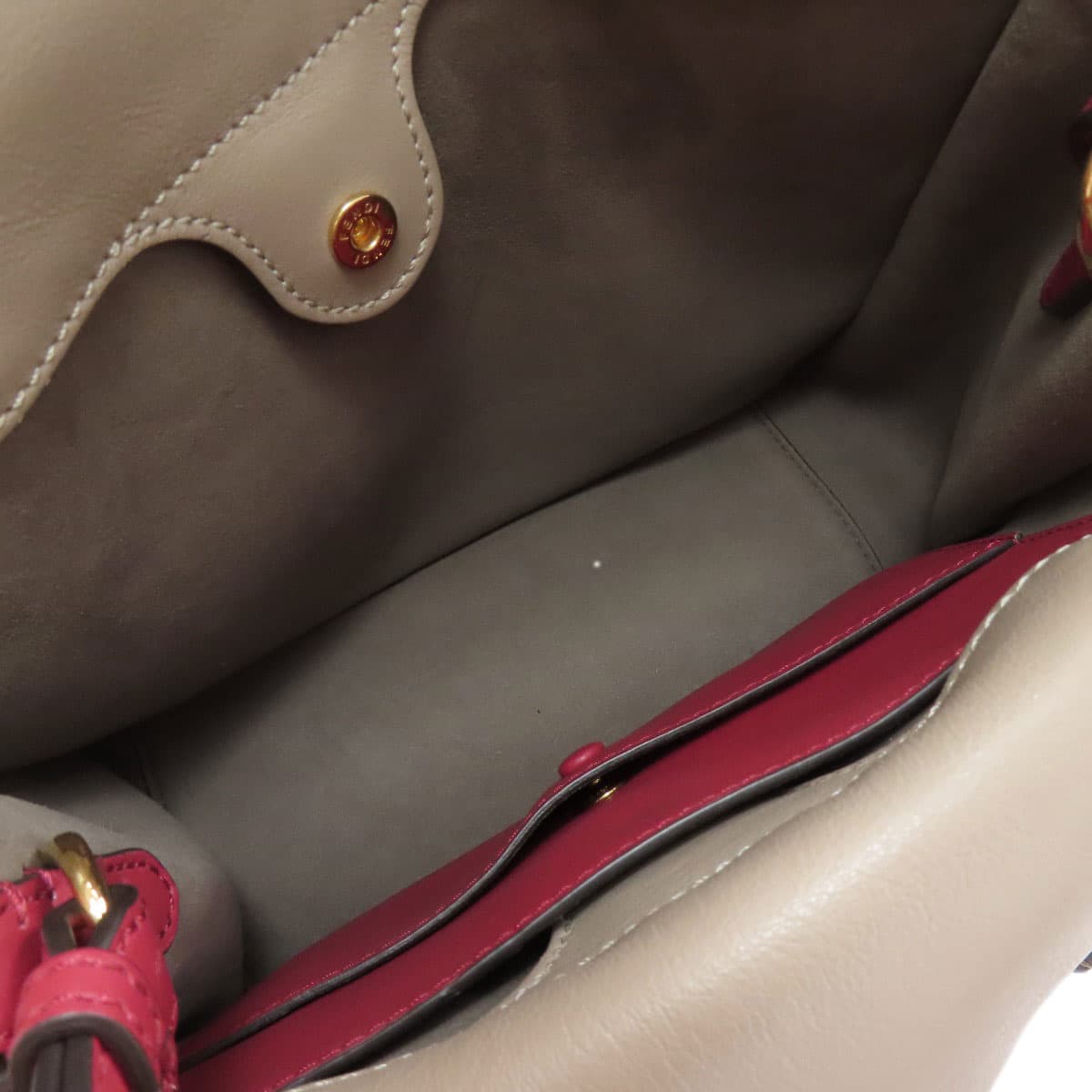 Fendi Flip 2WAY Handbag Calf Women's [Used] [FENDI] 5