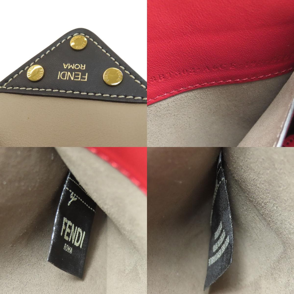 Fendi Flip 2WAY Handbag Calf Women's [Used] [FENDI] 6