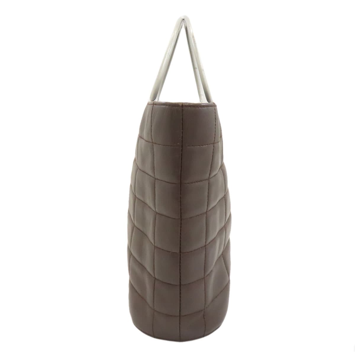 Chanel Chocolate Bar Silver Hardware Handbag Calf Leather Ladies [Used] [CHANEL] 3