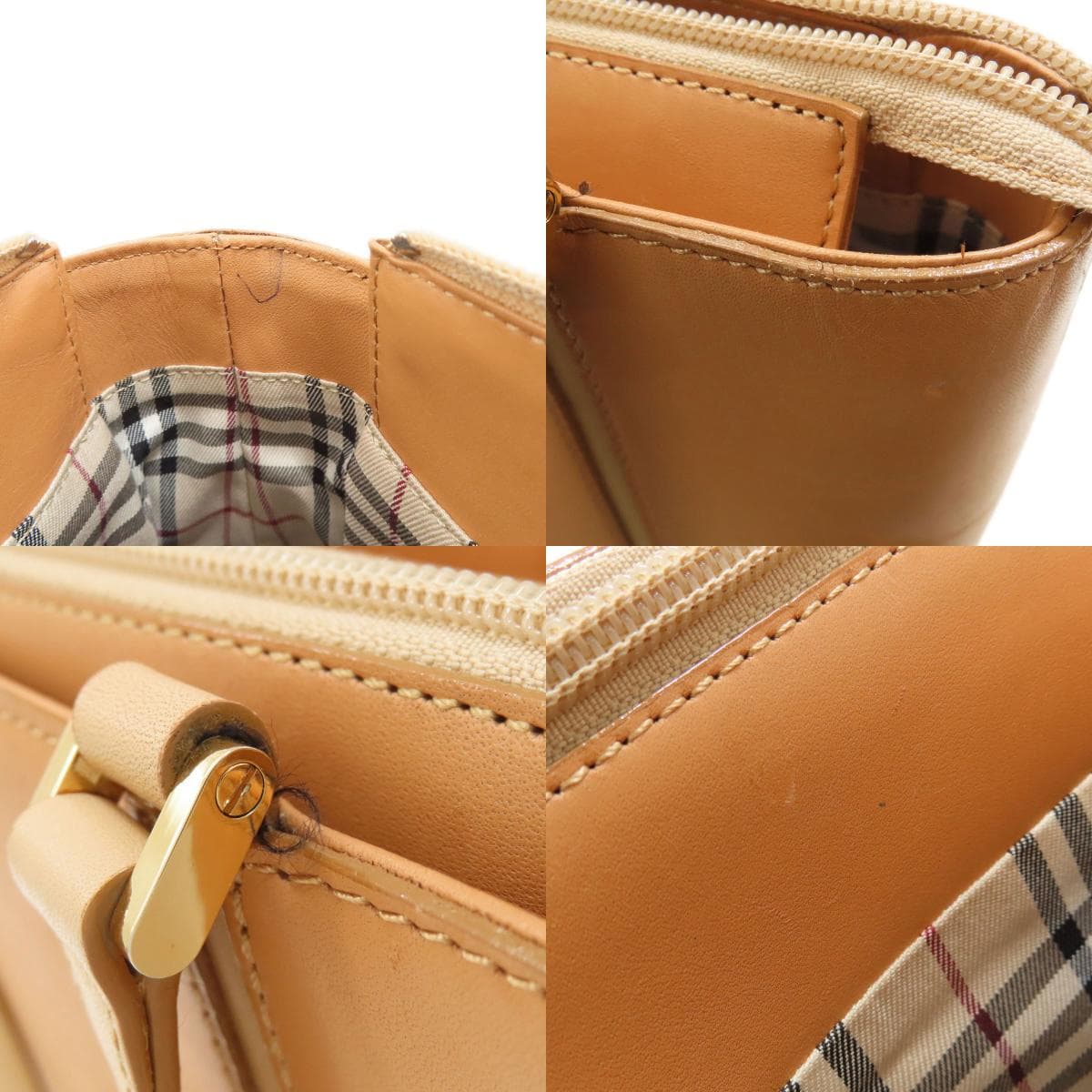 Burberry Logo Handbag Leather Ladies [Used] [BURBERRY] 7