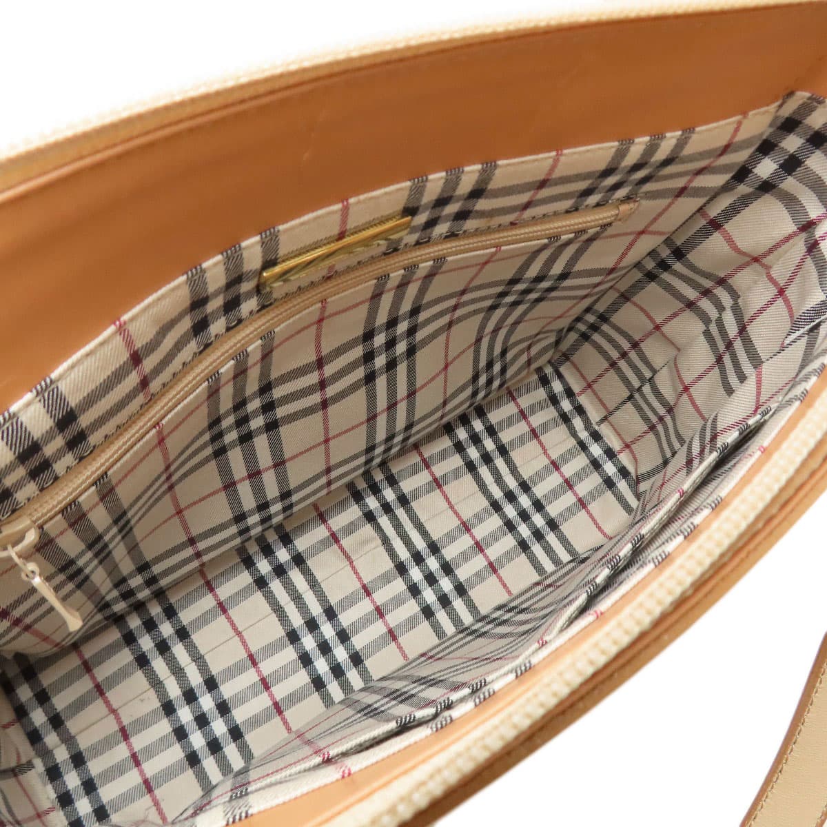 Burberry Logo Handbag Leather Ladies [Used] [BURBERRY] 5