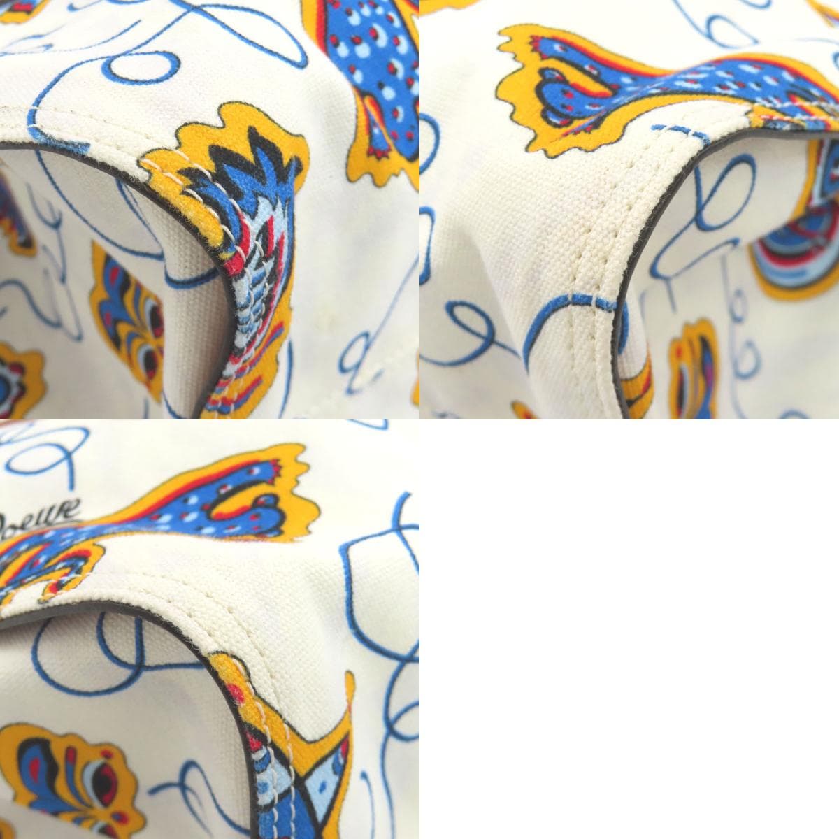 Loewe Paula's Ibiza Tote Bag Canvas Ladies [Used] [LOEWE] 10