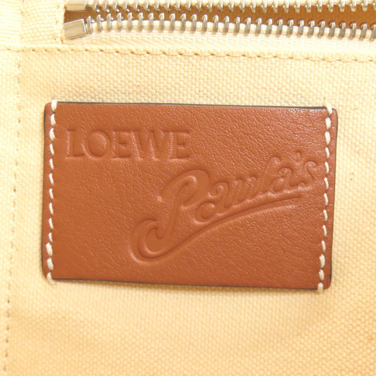 Loewe Paula's Ibiza Tote Bag Canvas Ladies [Used] [LOEWE] 6