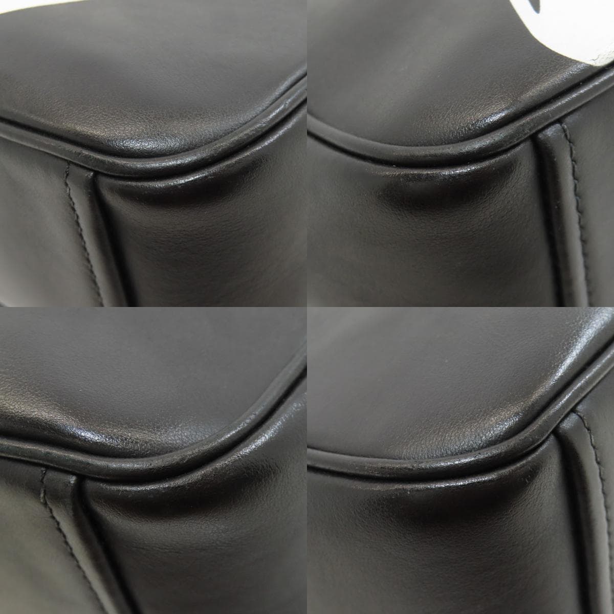 Prada Banana Shoulder Bag Calf Leather Ladies [Used] [PRADA] 10