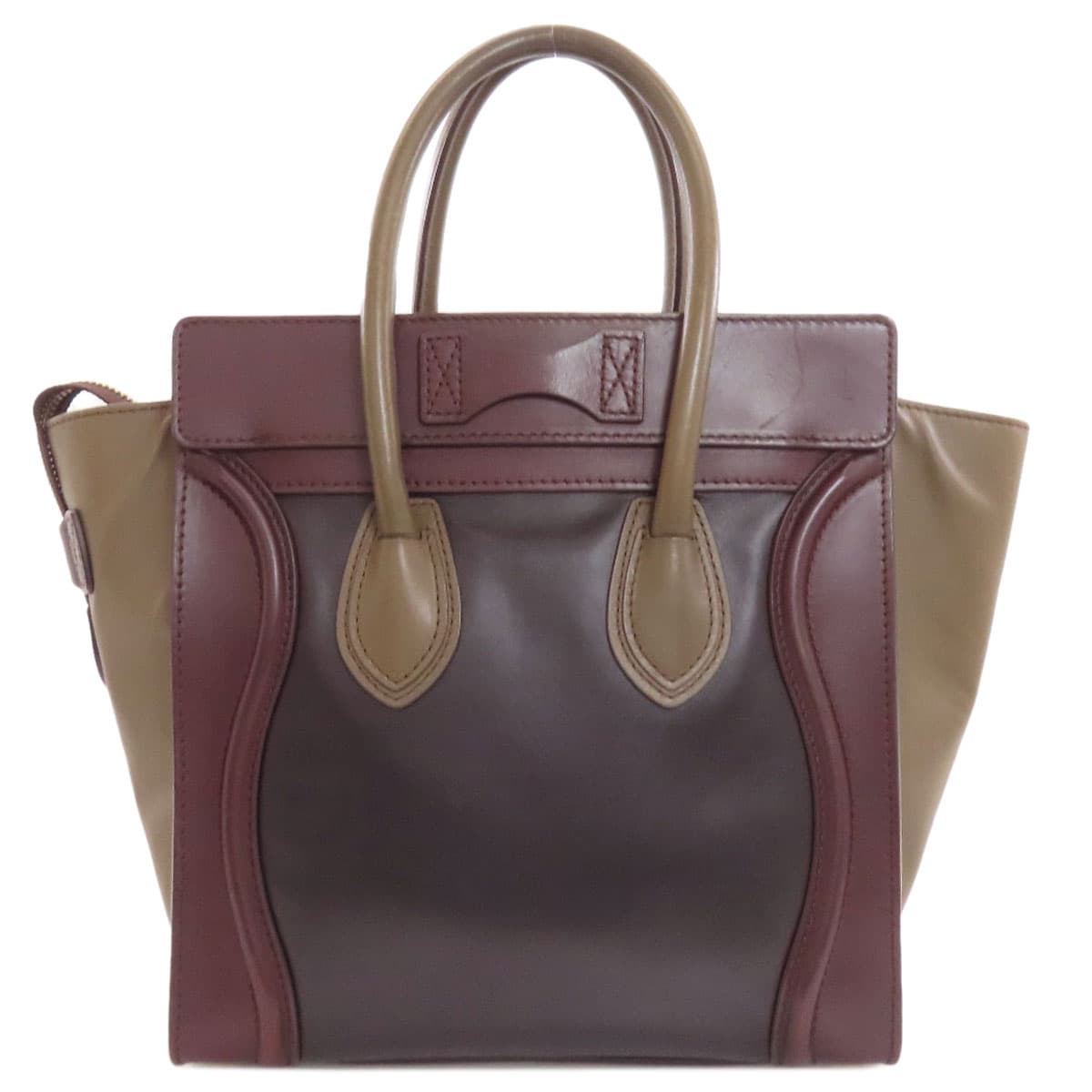 Celine Luggage Micro Tote Bag Calf Leather Ladies [Used] [CELINE] 2