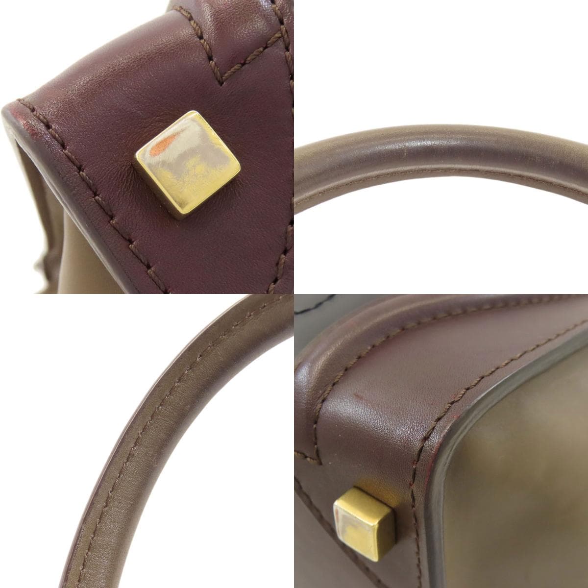 Celine Luggage Micro Tote Bag Calf Leather Ladies [Used] [CELINE] 9