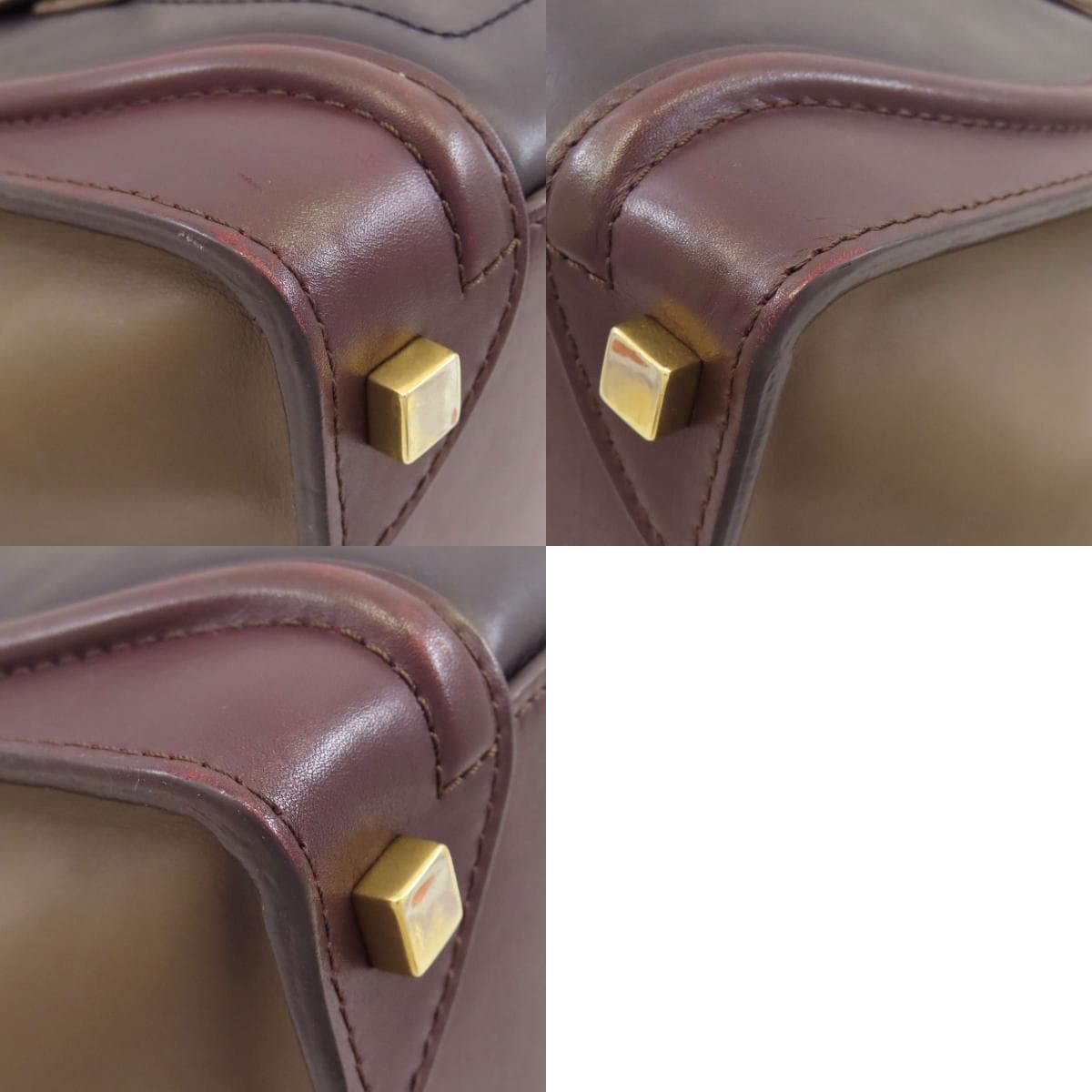 Celine Luggage Micro Tote Bag Calf Leather Ladies [Used] [CELINE] 10