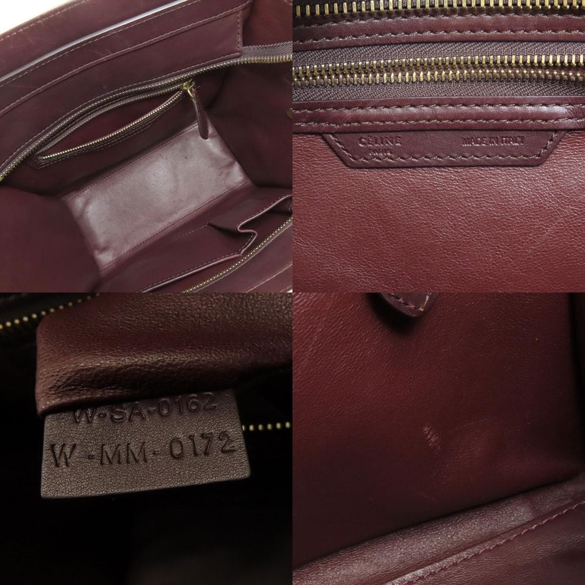 Celine Luggage Micro Tote Bag Calf Leather Ladies [Used] [CELINE] 5