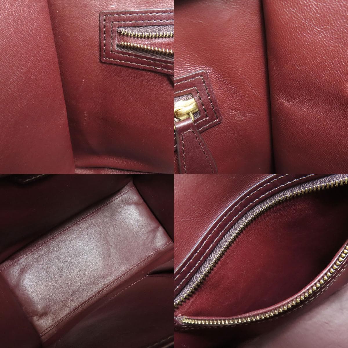 Celine Luggage Micro Tote Bag Calf Leather Ladies [Used] [CELINE] 6