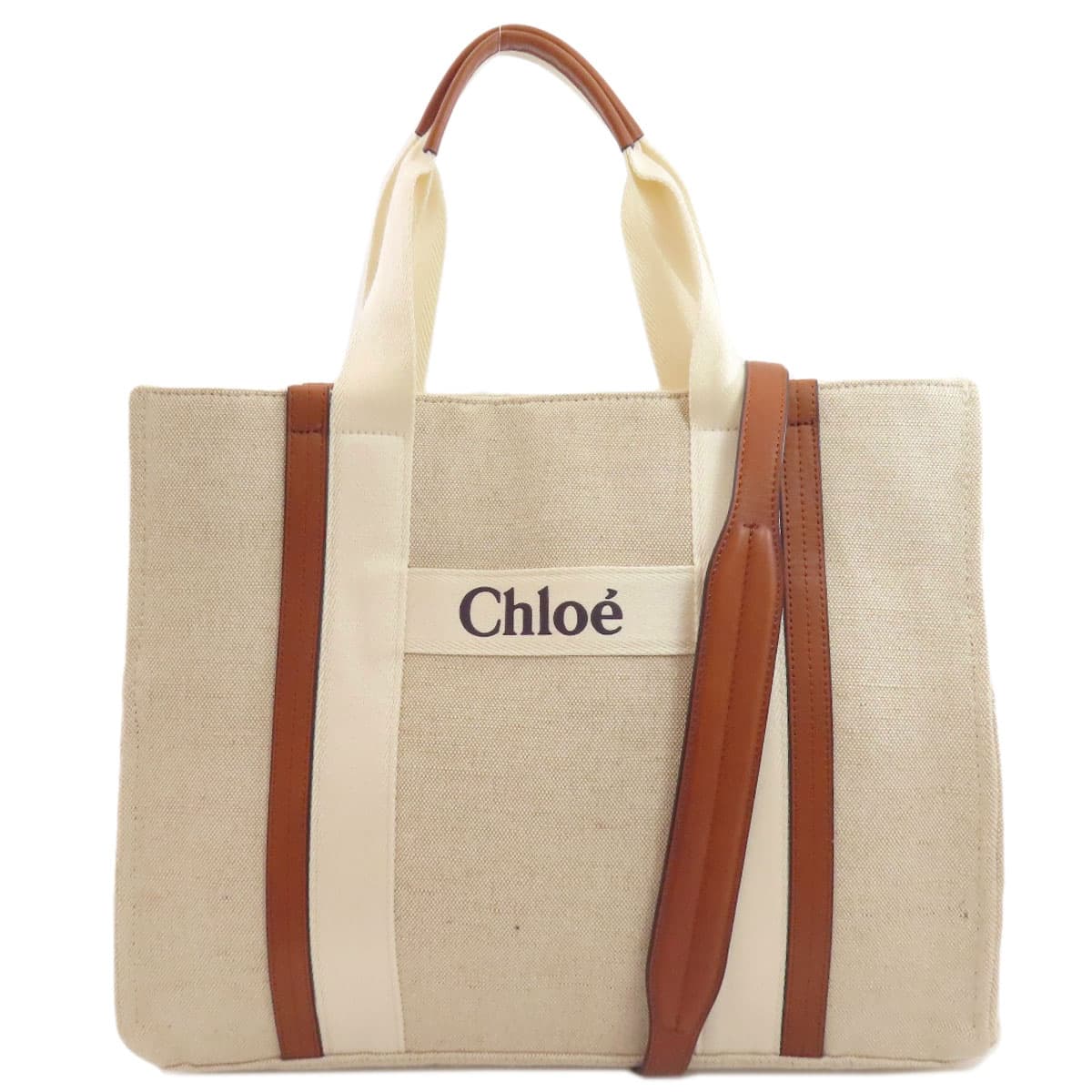 Chloe Mother's Bag 2WAY Tote Bag Canvas Ladies [Used] [CHLOE]