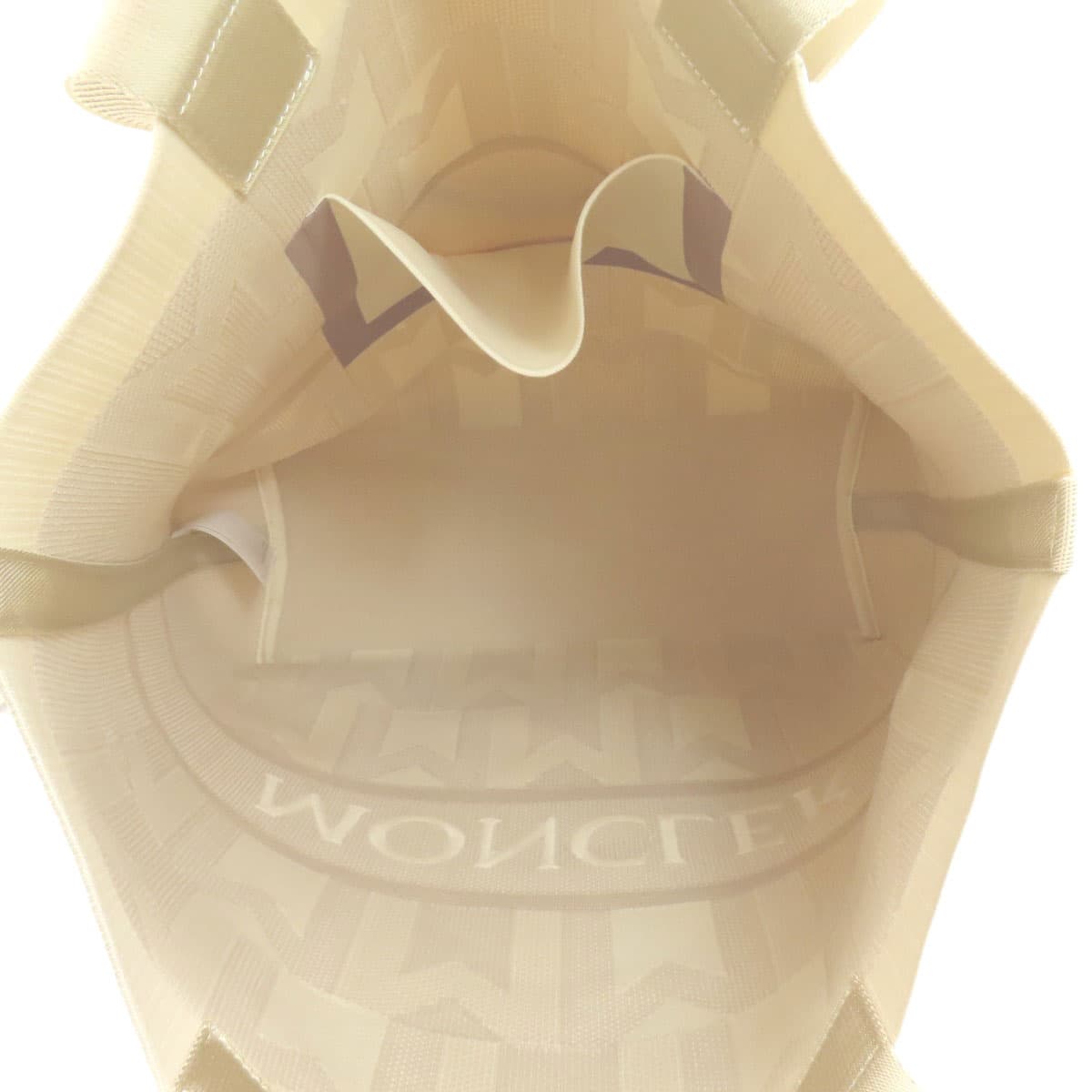 Moncler logo pattern tote bag knit for women [Used] [MONCLER] 5