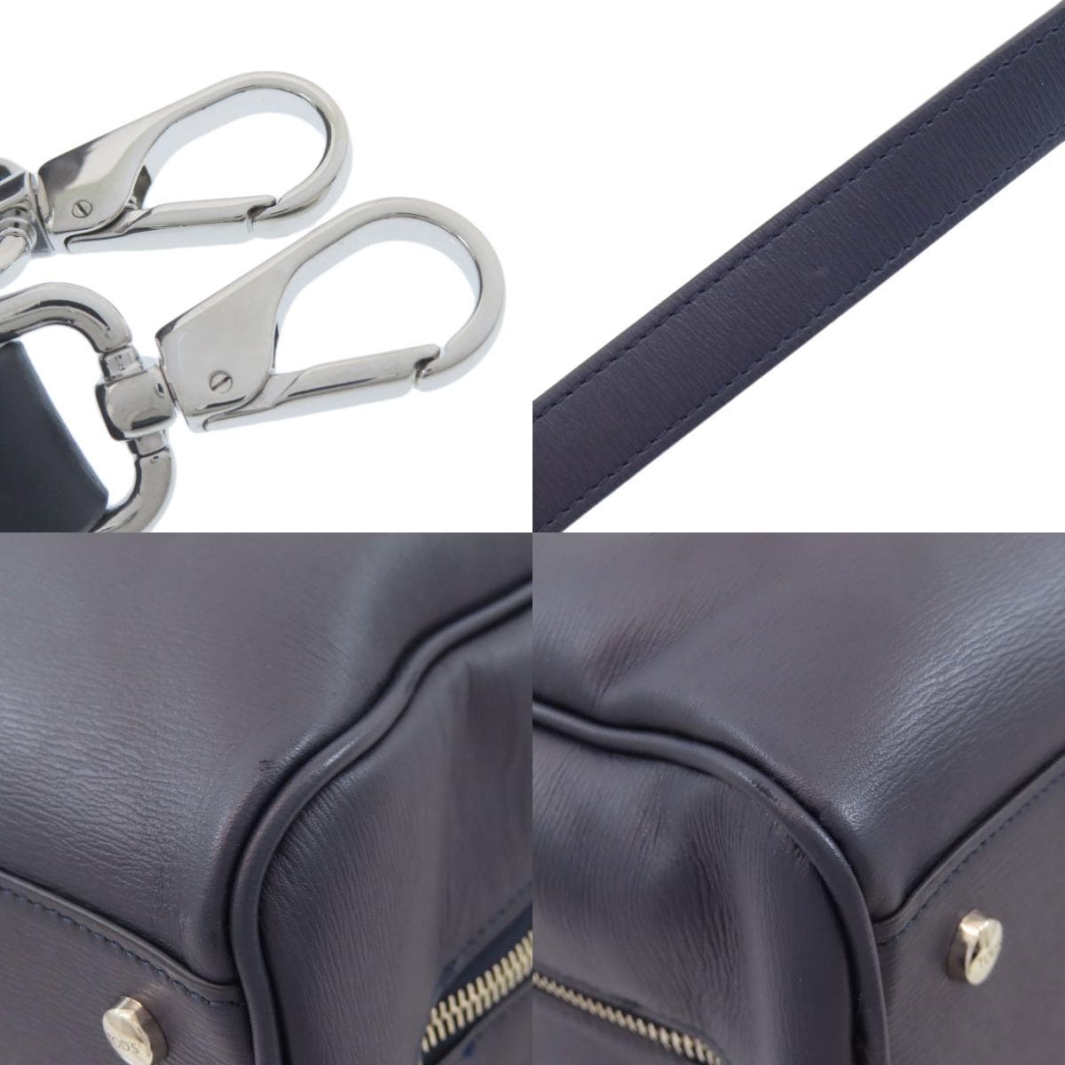 Tod's 2WAY Business Bag Leather Men's [Used] [TODS] 9