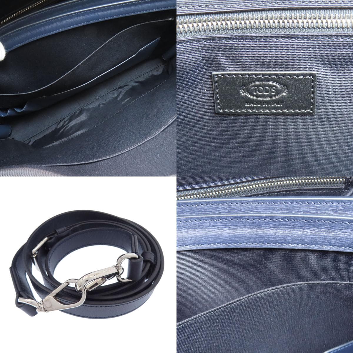 Tod's 2WAY Business Bag Leather Men's [Used] [TODS] 6