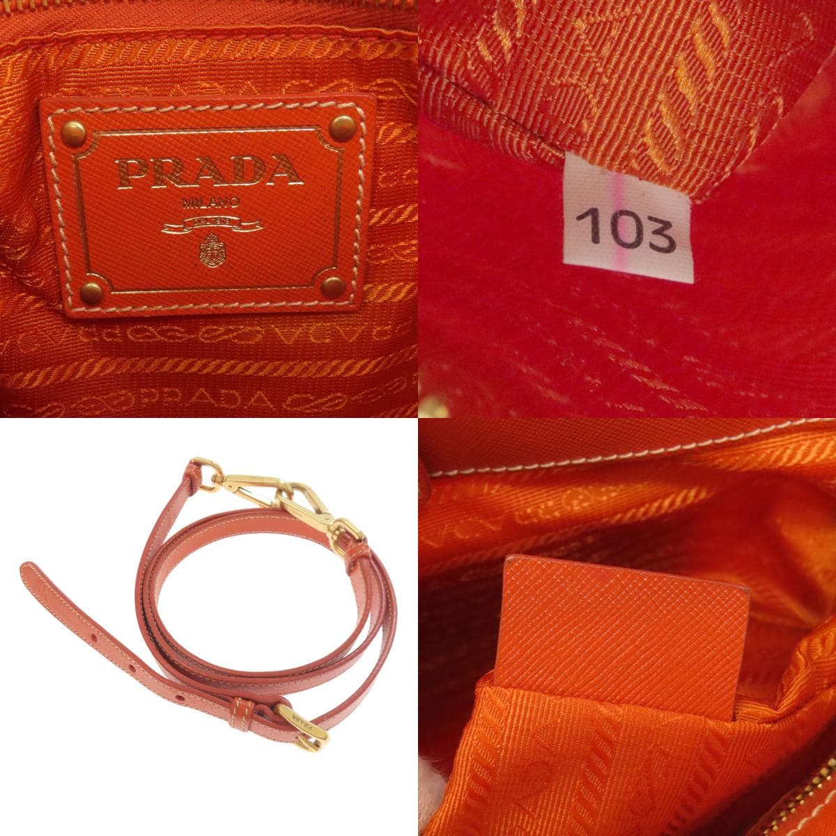 Prada 2WAY Handbag Nylon Material Ladies [Used] [PRADA] 6