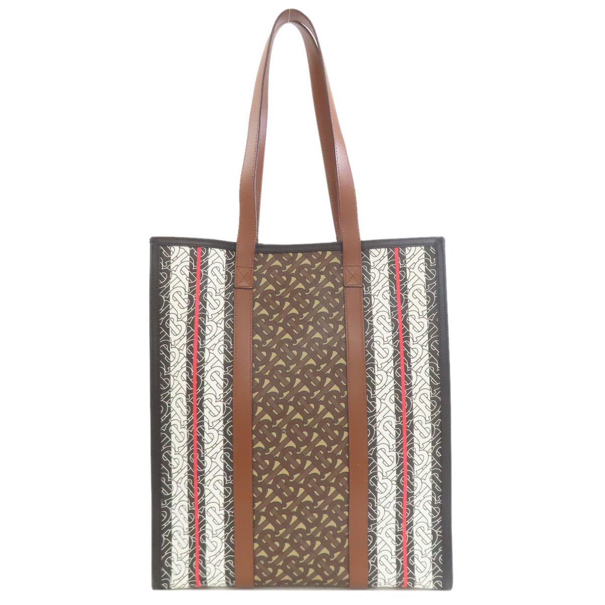 Burberry TB Logo Pattern Tote Bag PVC Ladies [Used] [BURBERRY] 2