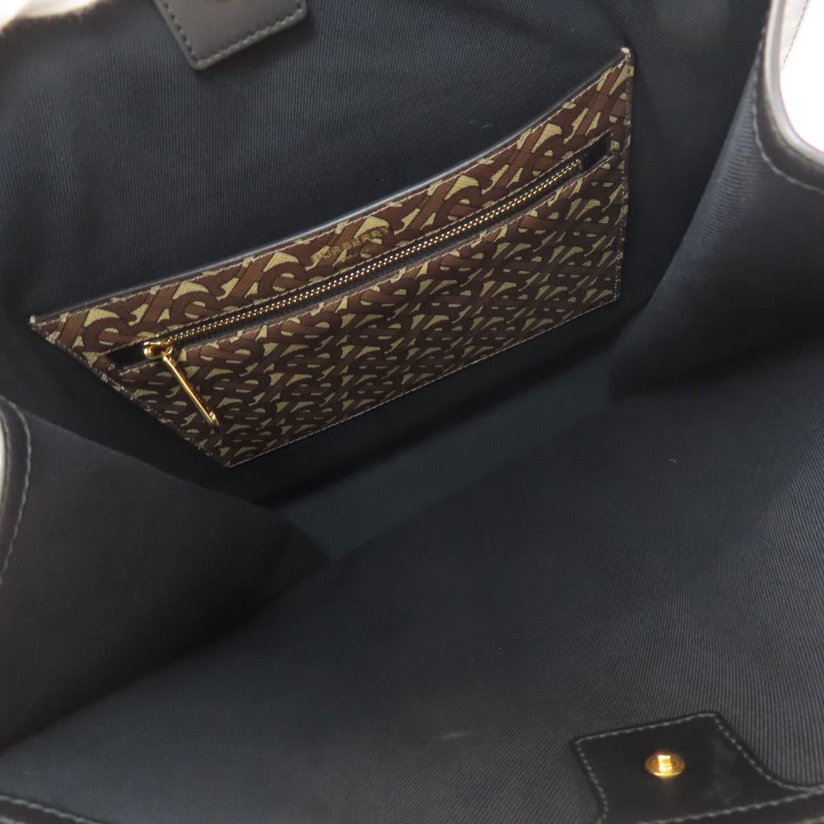 Burberry TB Logo Pattern Tote Bag PVC Ladies [Used] [BURBERRY] 5