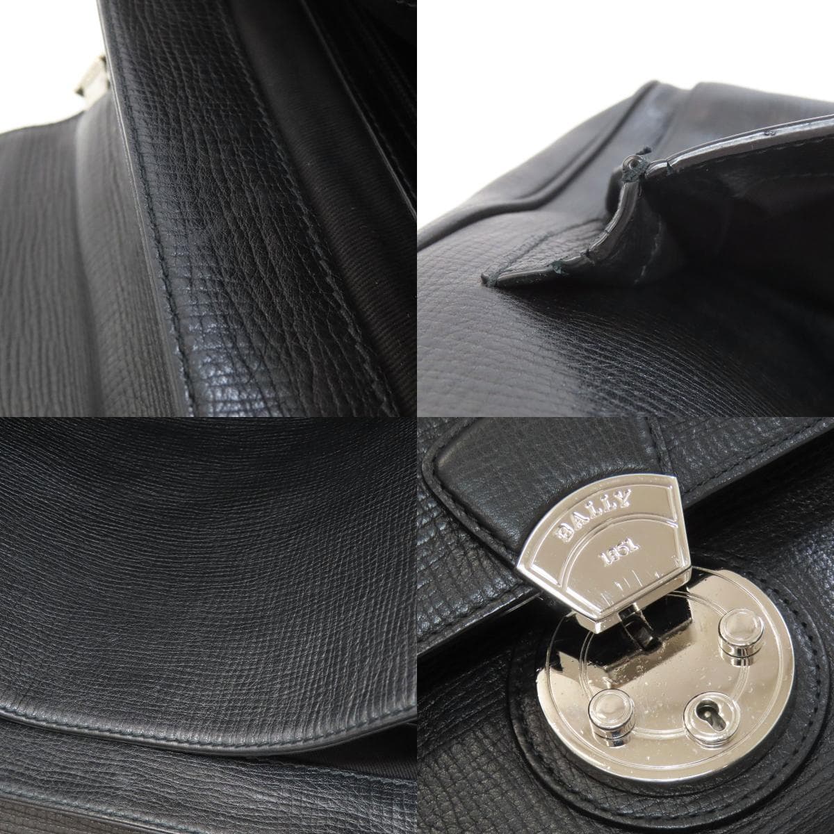 BALLY 2WAY Business Bag Leather Men's [Used] [BALLY] 7