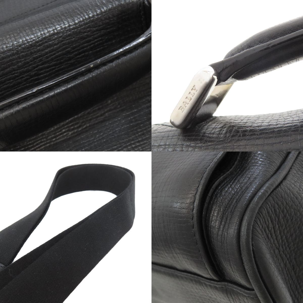 BALLY 2WAY Business Bag Leather Men's [Used] [BALLY] 9