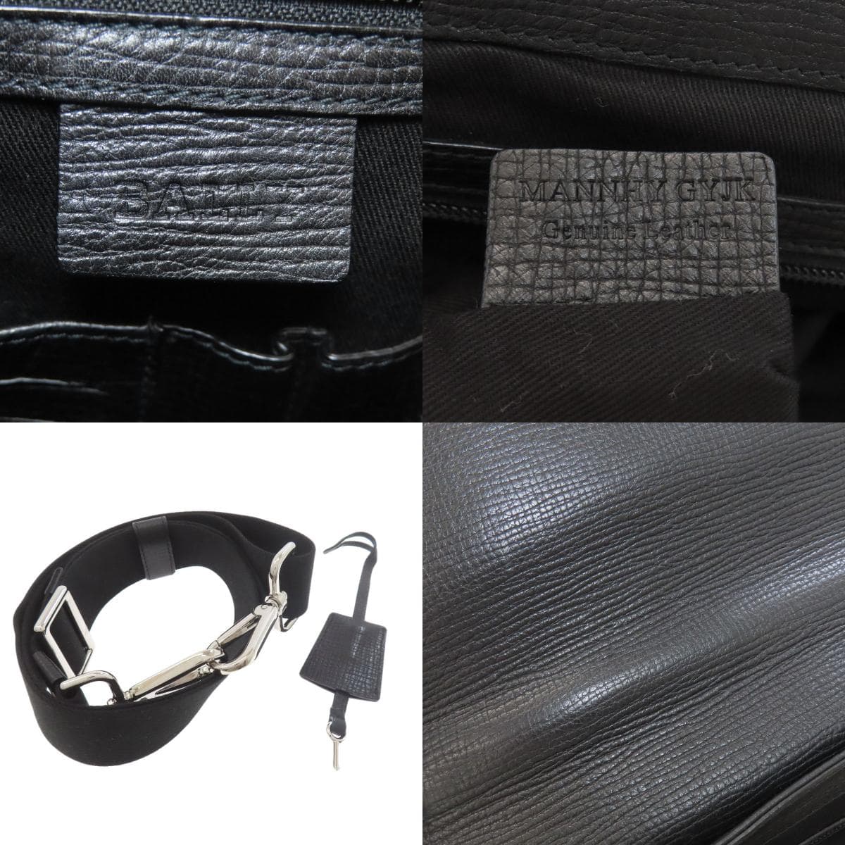 BALLY 2WAY Business Bag Leather Men's [Used] [BALLY] 6