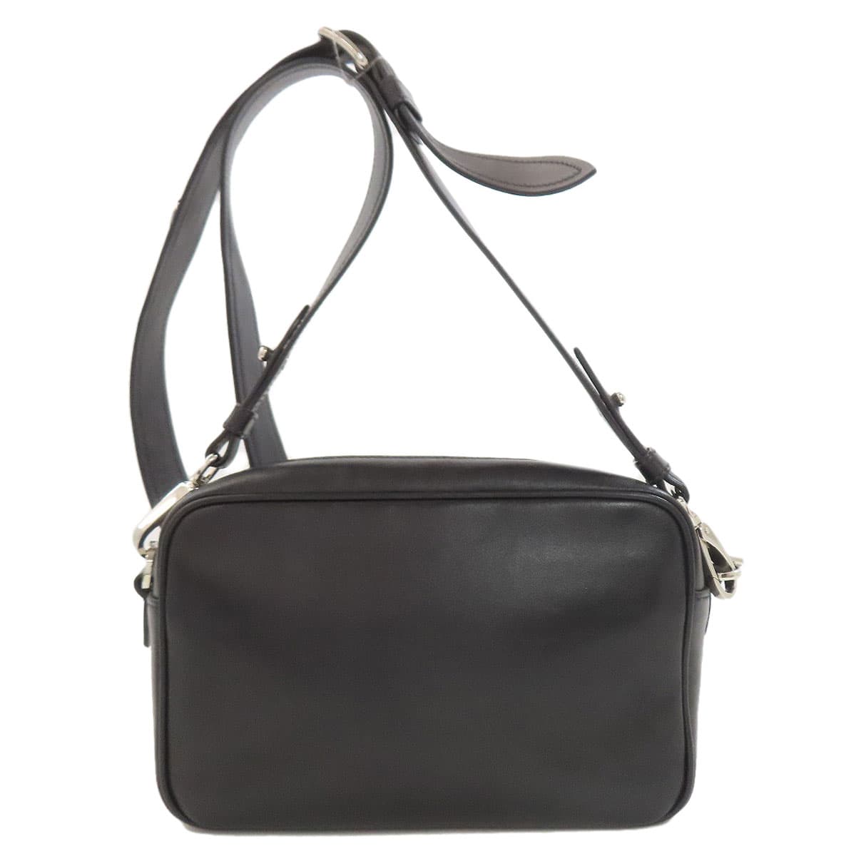 Prada Banana Shoulder Bag Calf Leather for Women [Used] [PRADA] 2