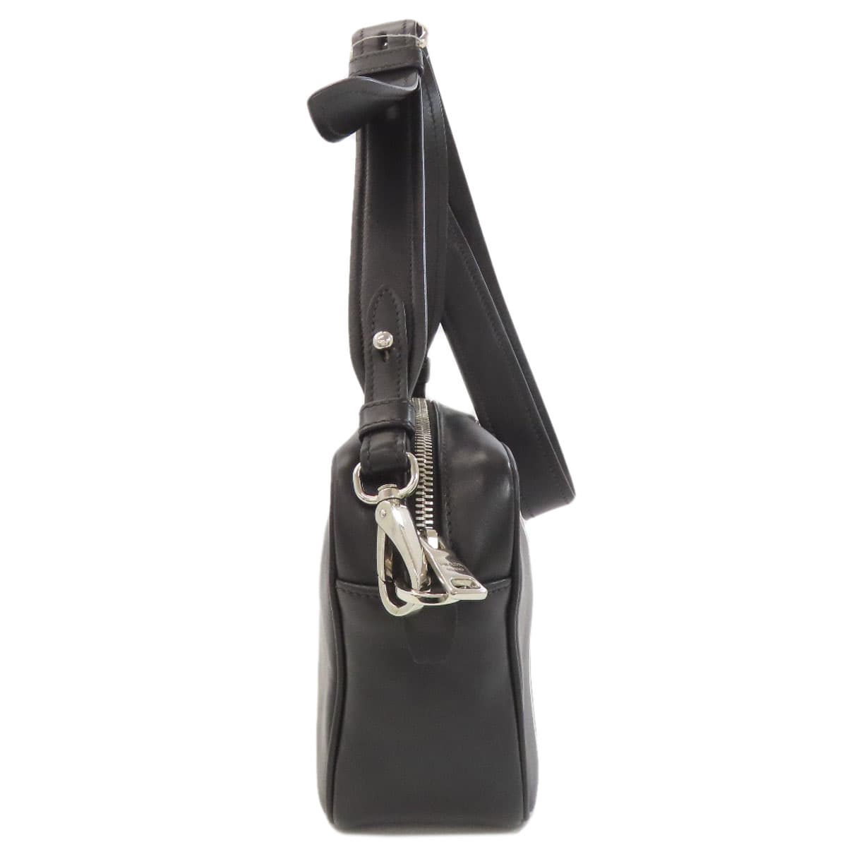 Prada Banana Shoulder Bag Calf Leather for Women [Used] [PRADA] 3