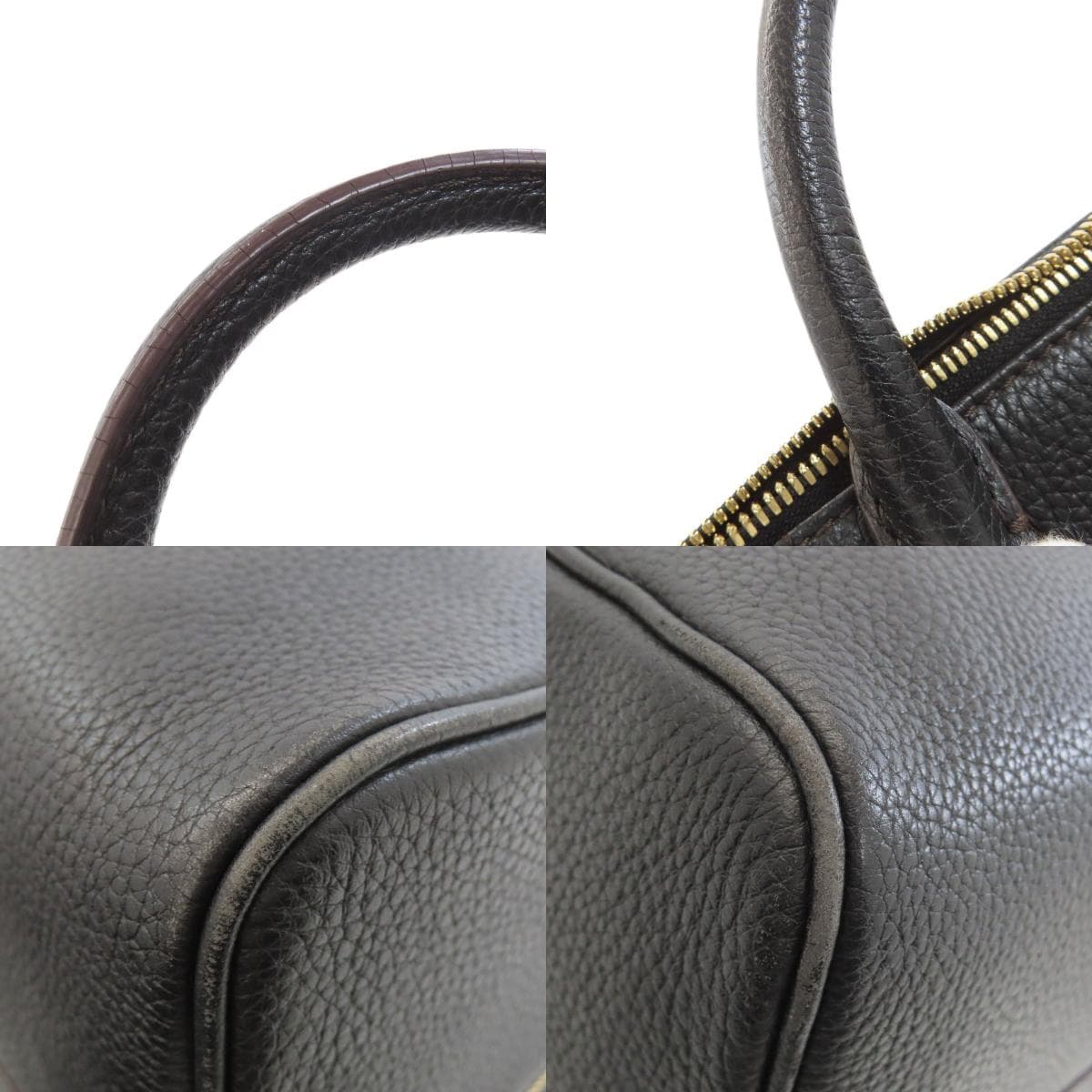 MCM Mini Boston Boston Bag Calf Leather for Women [Used] [MCM] 9