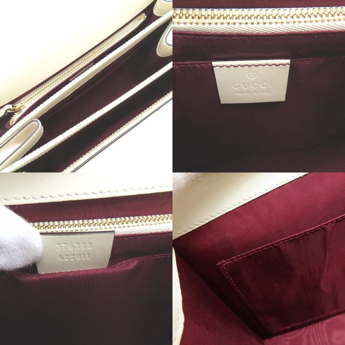 Gucci 576388 Zumi Shoulder Bag Calf Leather for Women [Used] [GUCCI] 576388 5