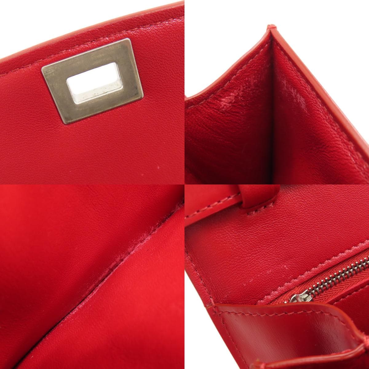 Celine Classic Box Shoulder Bag Calf Leather Ladies [Used] [CELINE] 6