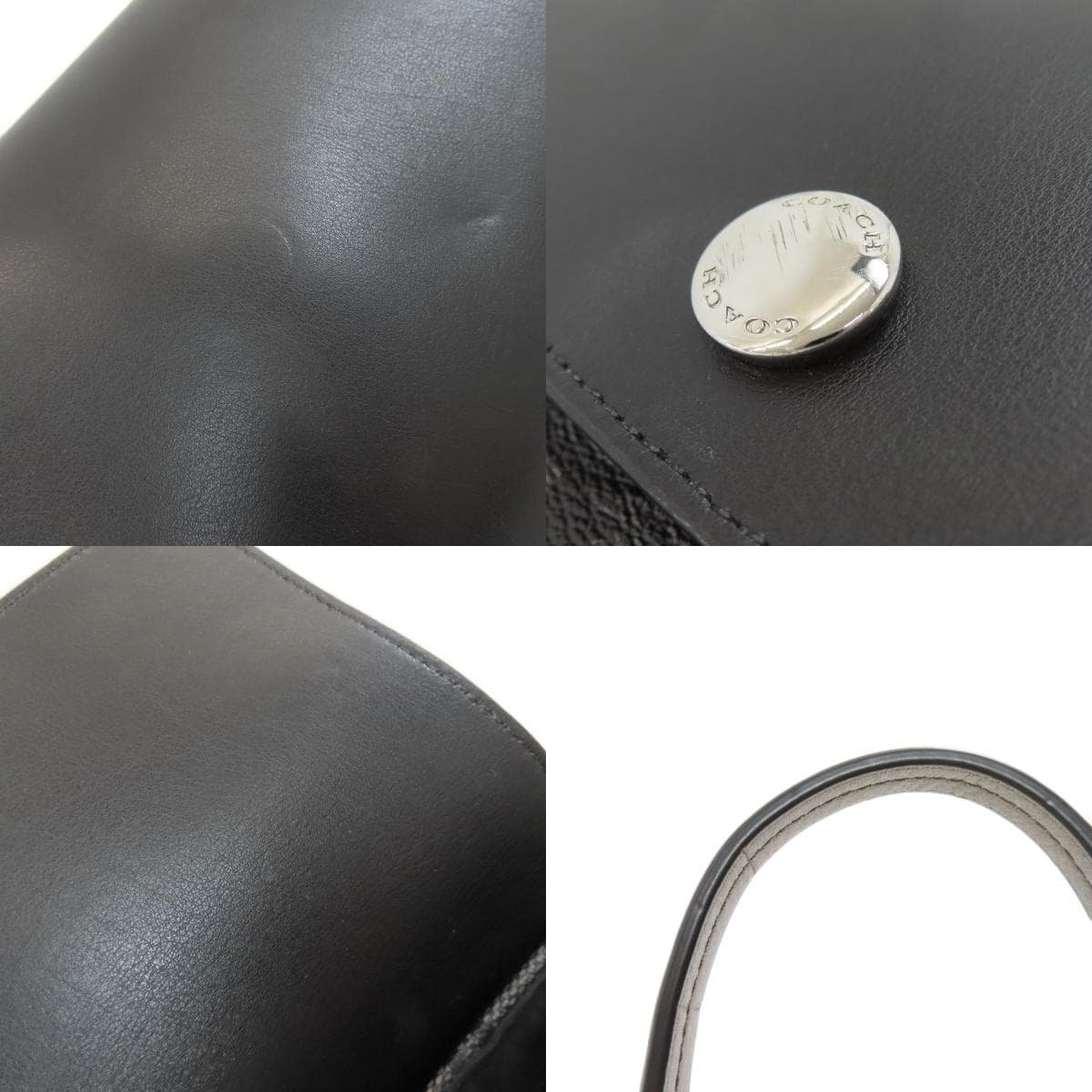 Coach F26172 Reversible Flap Signature Long Shoulder Shoulder Bag PVC Ladies [Used] [COACH] F26172 9