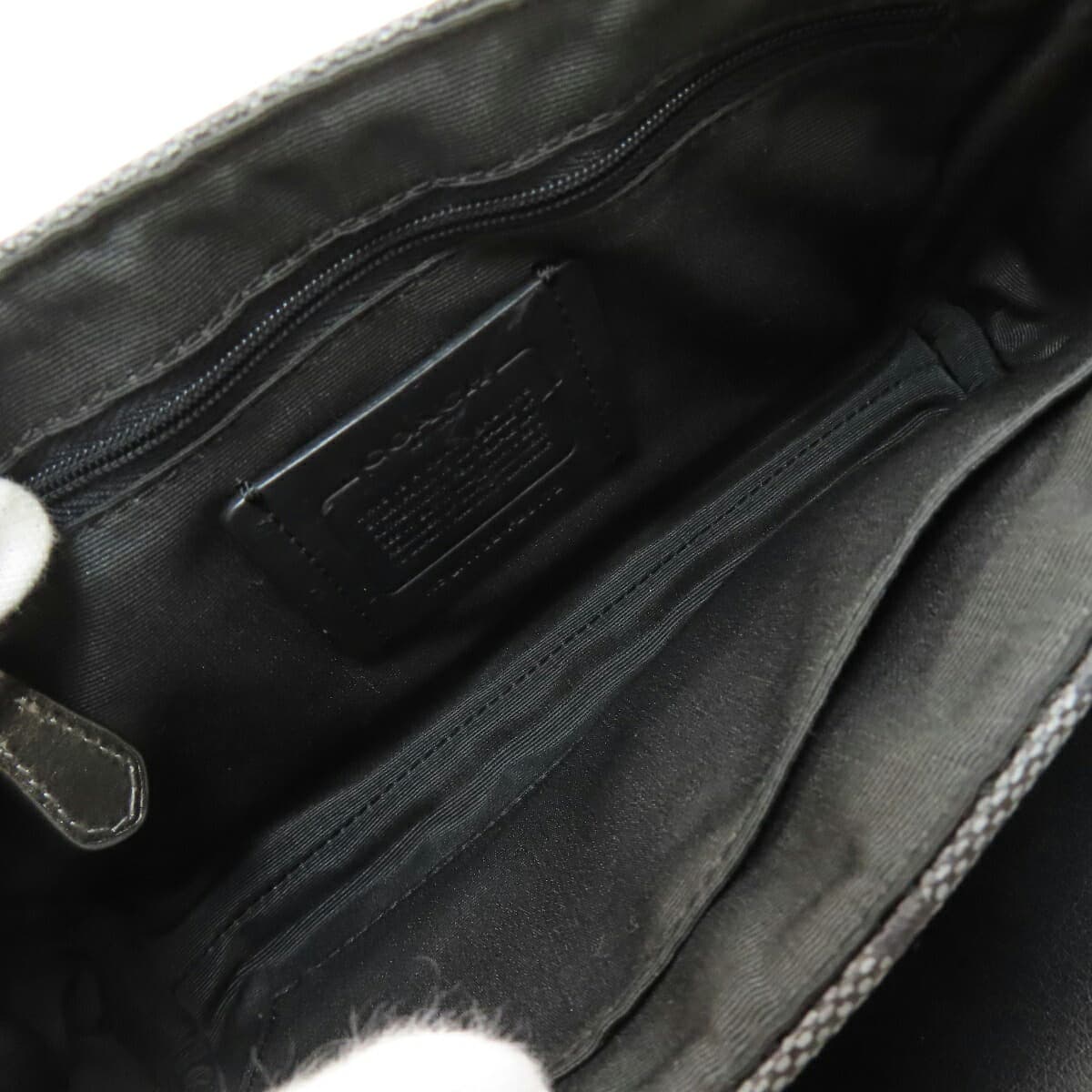 Coach F26172 Reversible Flap Signature Long Shoulder Shoulder Bag PVC Ladies [Used] [COACH] F26172 6