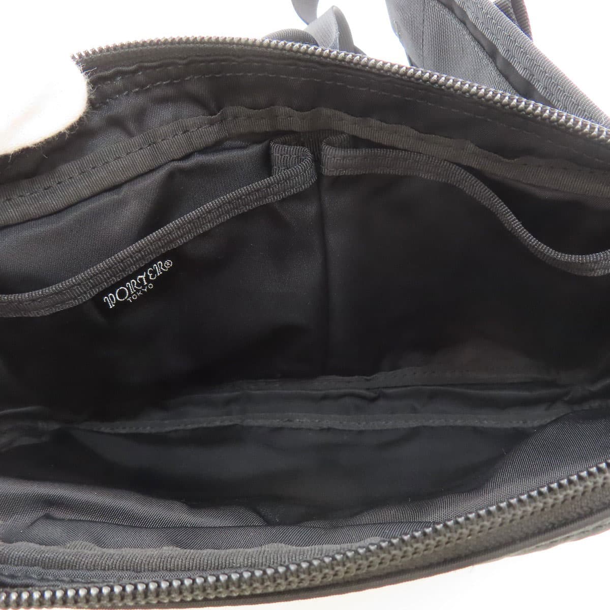 Porter logo hip bag / waist bag made of nylon material for men [Used] [PORTER] 5