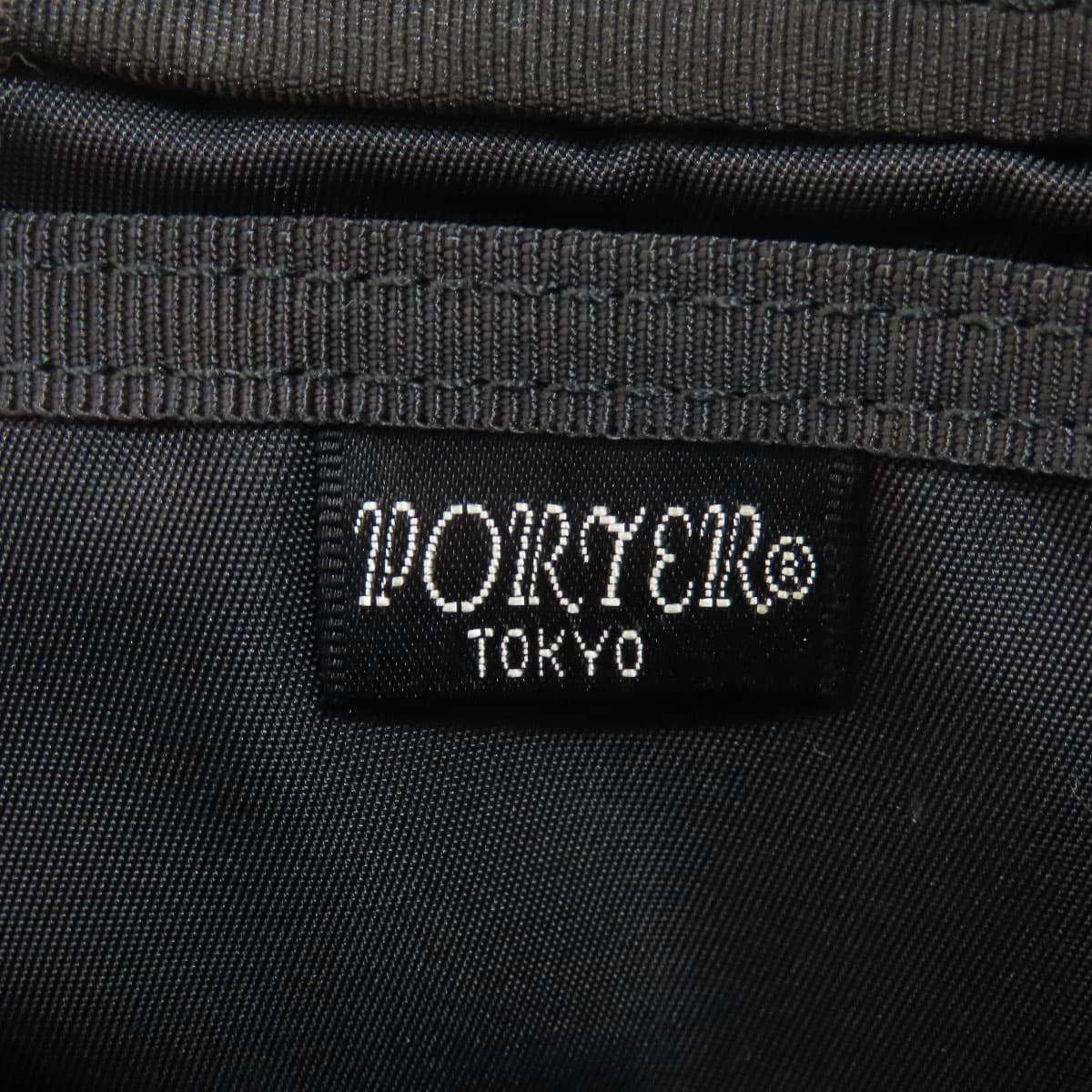 Porter logo hip bag / waist bag made of nylon material for men [Used] [PORTER] 6