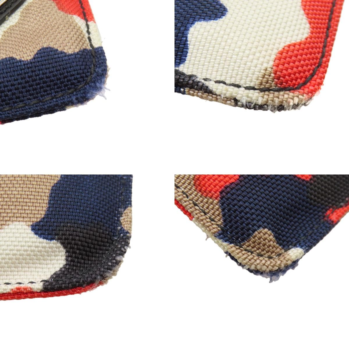 Prada camouflage pattern shoulder bag canvas for women [Used] [PRADA] 10