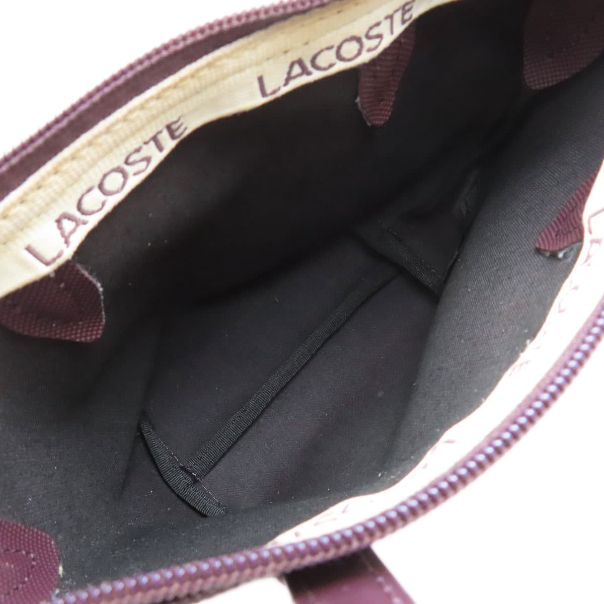 Lacoste 2WAY Handbag PVC Ladies [Used] [LACOSTE] 5