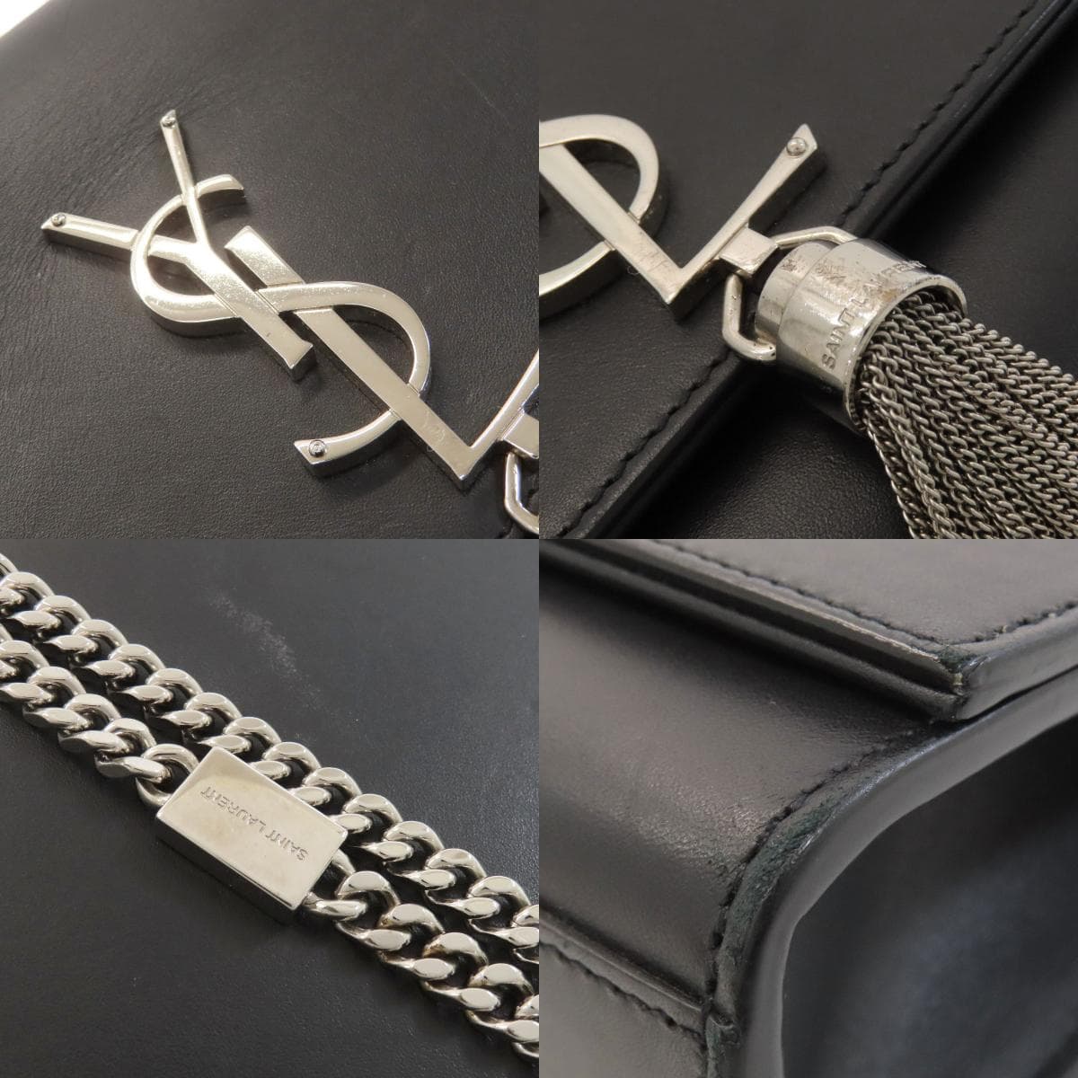 Yves Saint Laurent Classic Kate Chain Shoulder Shoulder Bag Calf Women's [Used] [YVES SAINT LAURENT] 9