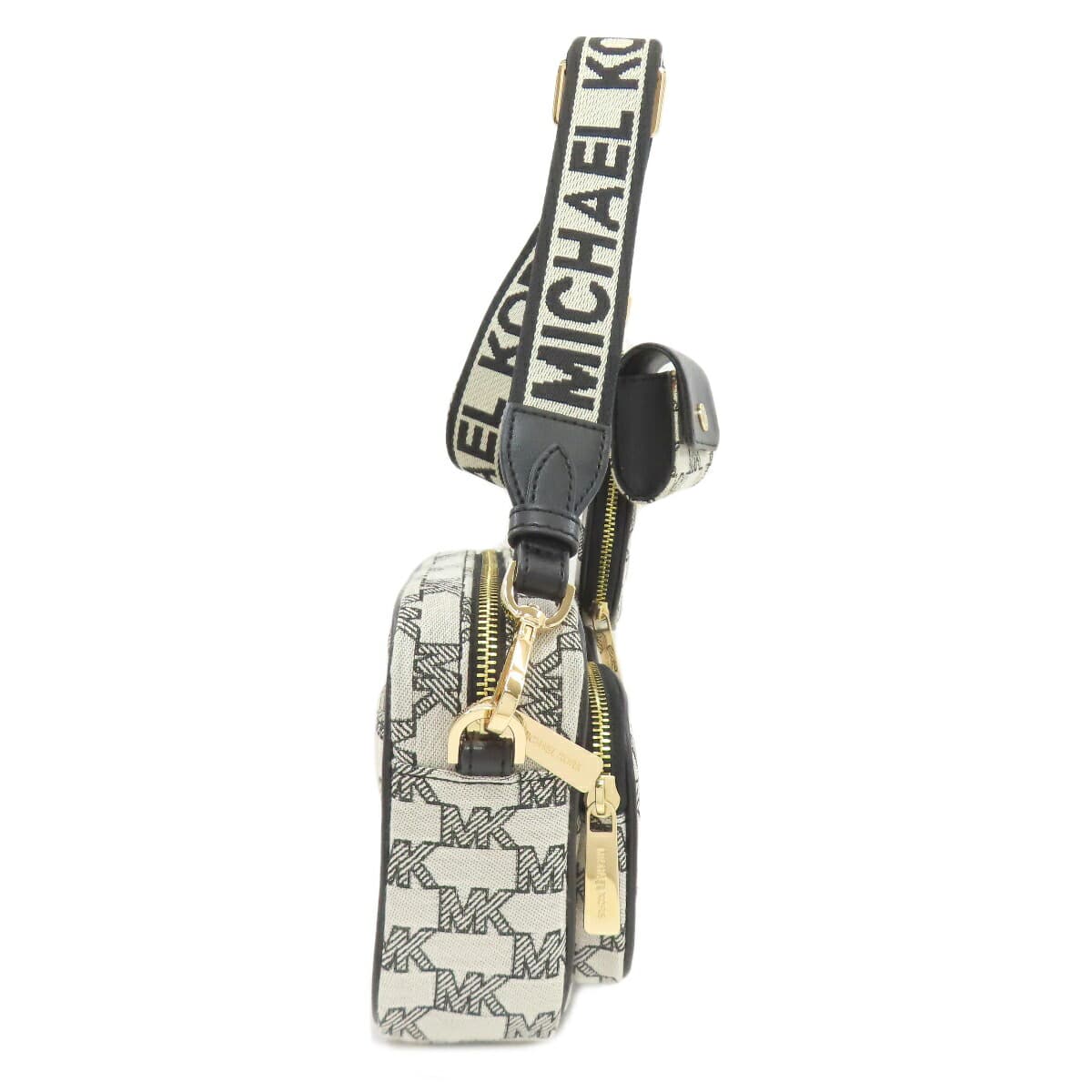 Michael Kors MK Signature Shoulder Bag Canvas Ladies [Used] [Michael Kors] 3