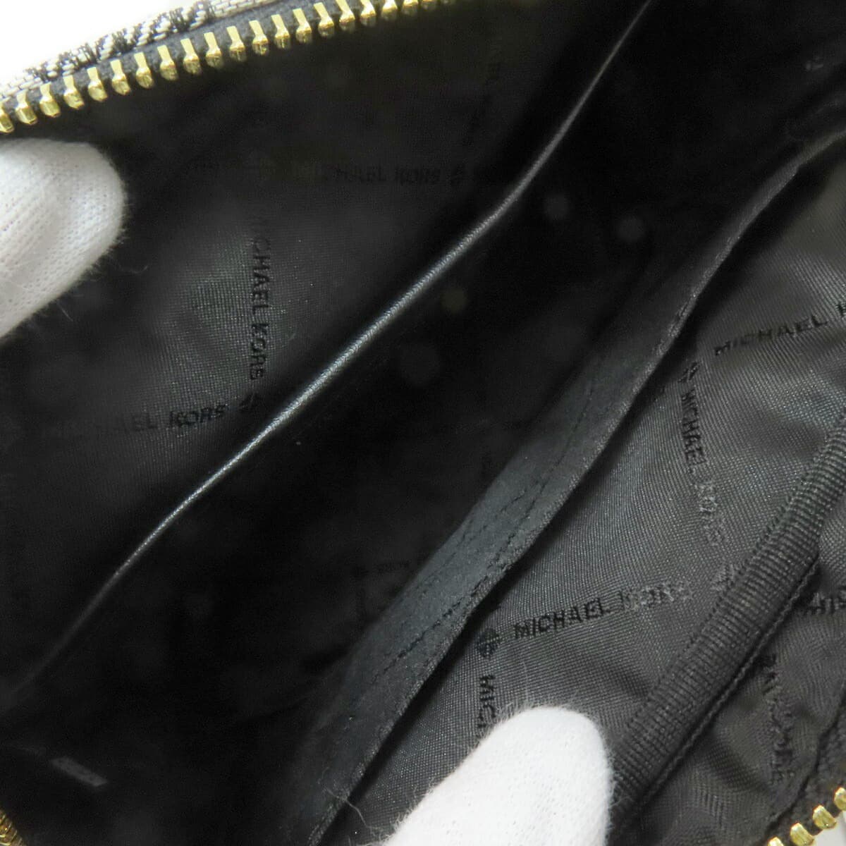 Michael Kors MK Signature Shoulder Bag Canvas Ladies [Used] [Michael Kors] 5