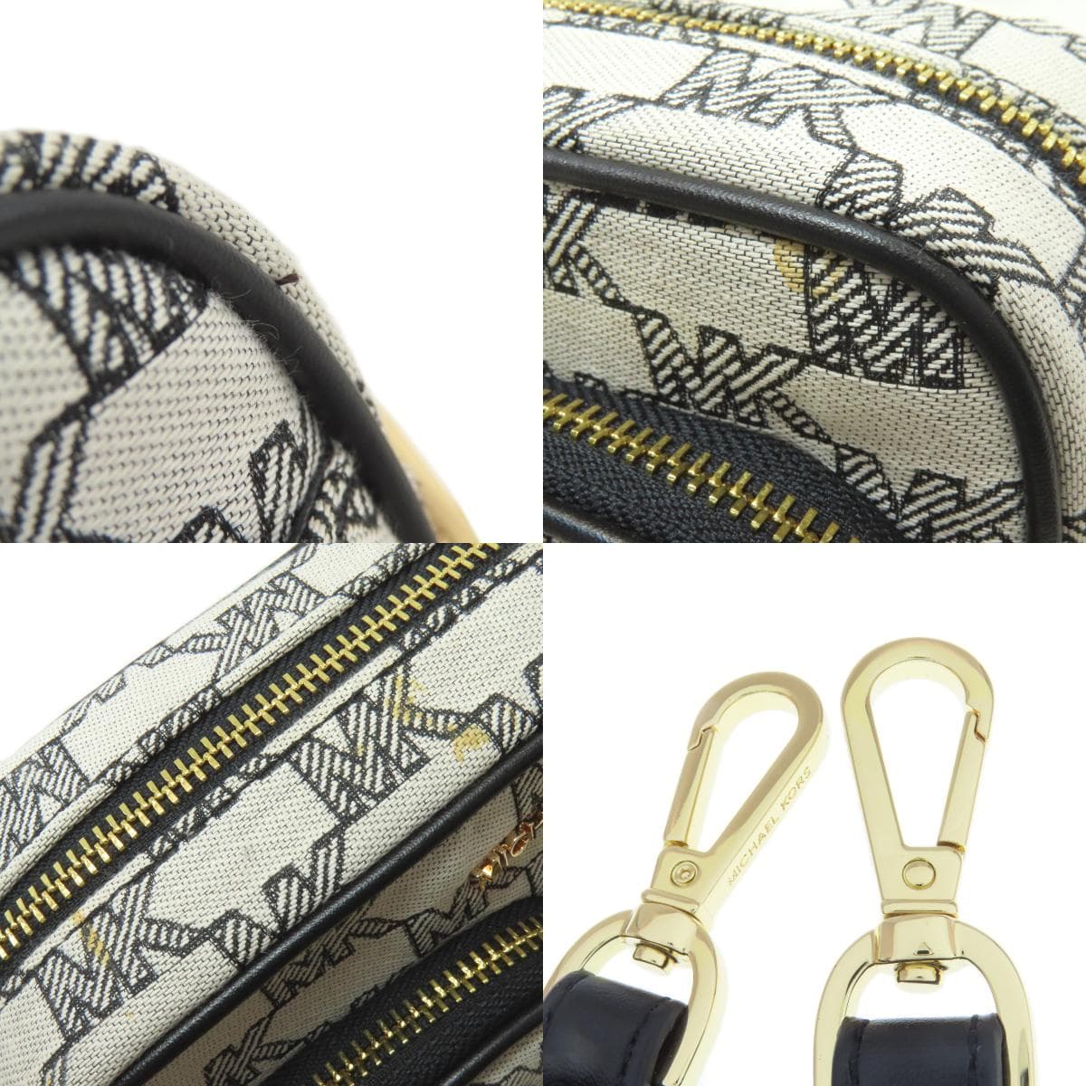 Michael Kors MK Signature Shoulder Bag Canvas Ladies [Used] [Michael Kors] 9