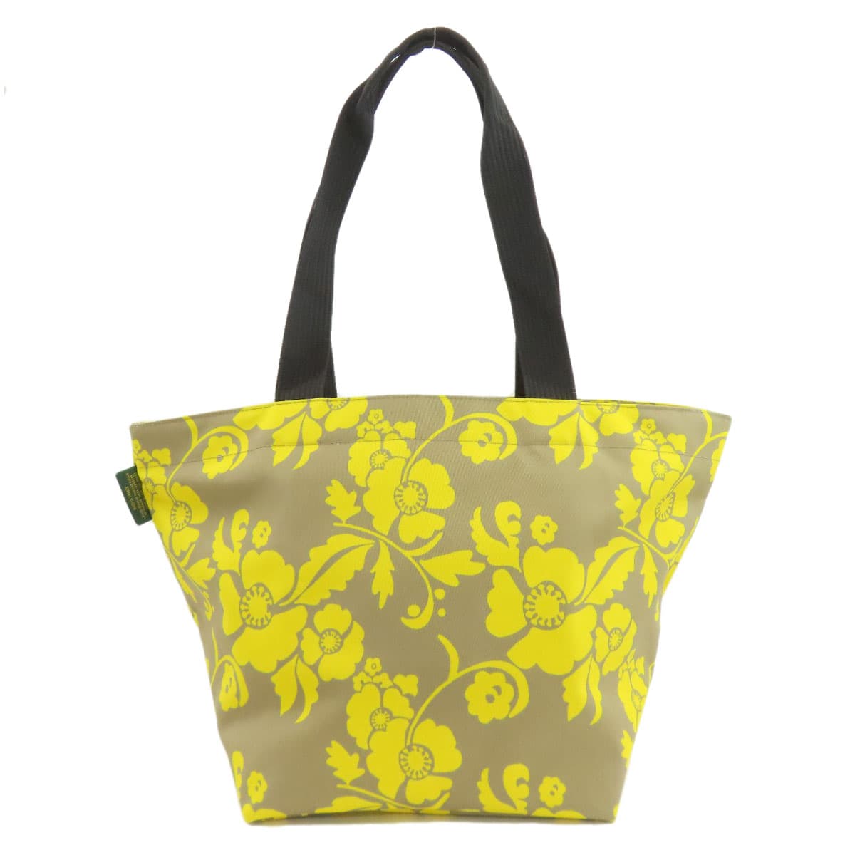 Herve Chapelier Boat Shape Tote Flower Motif Tote Bag Canvas Ladies [Used] [Herve Chapelier] 2